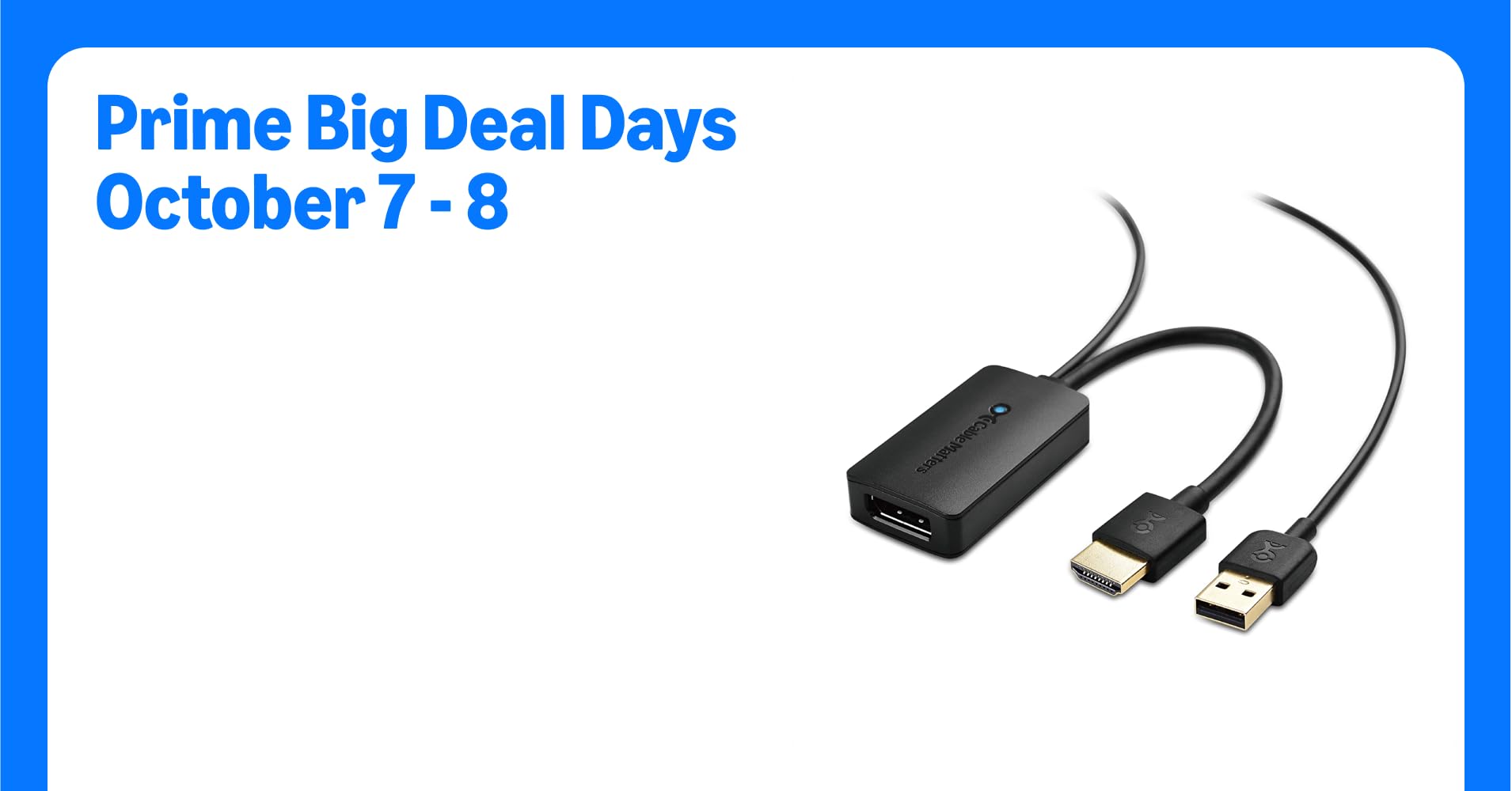 Cable Matters HDMI to DisplayPort Adapter (HDMI to DP Adapter) with 4K Video Resolution Support