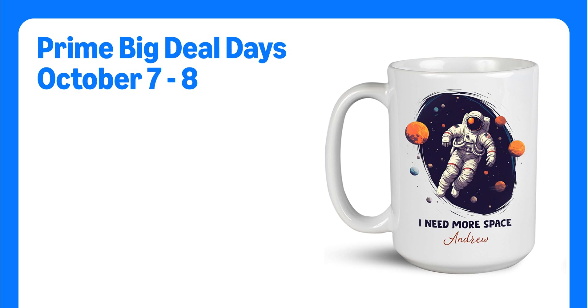 Funny Astronaut Coffee Mug, Customized Name Space Themed ...