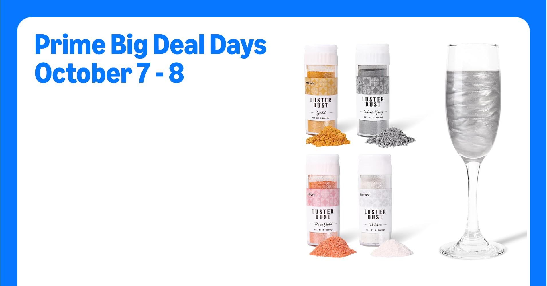 Edible Glitter for Cocktails, Luster Dust Edible, 4 ...