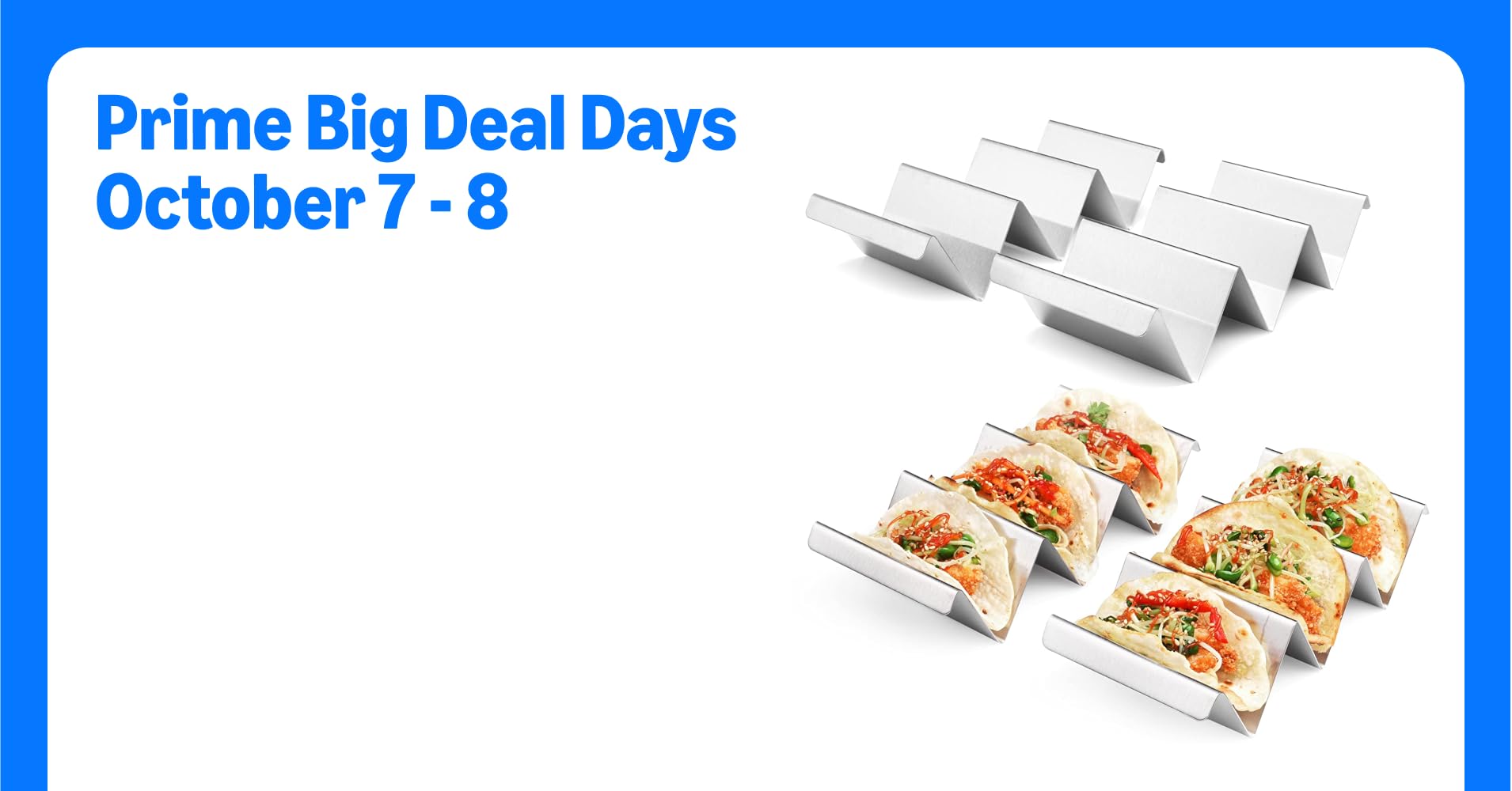 ARTTHOME. Taco Holders 4 Packs - Stainless Steel ...