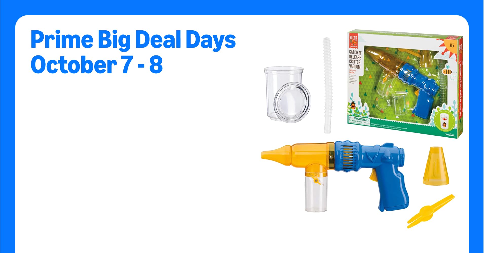 Beetle & Bee Bug Vacuum Toy Set for Kids - Insect ...