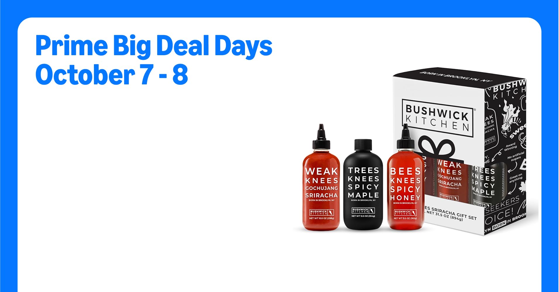 Bushwick Kitchen Spicy Sampler Gift Box, Set ...