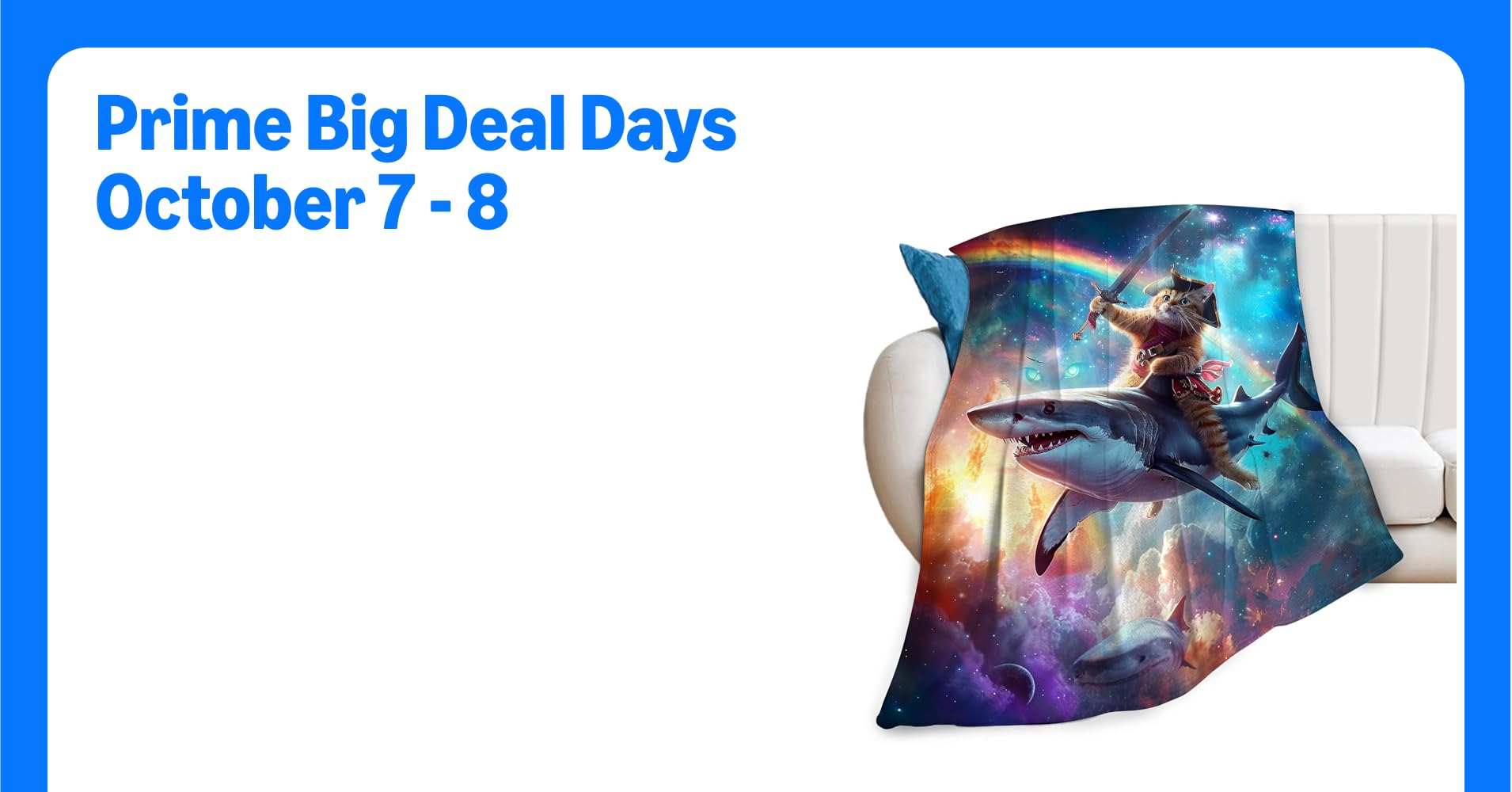 Funny Cat Blanket Fleece Soft Warm Plush Cat Shark ...