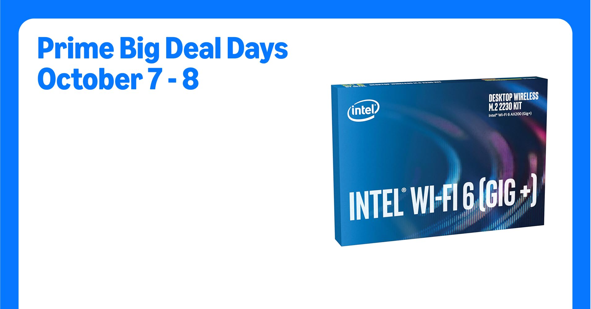 Intel Wi-Fi 6 (Gig+) Desktop Kit (AX200.NGWG.NV)