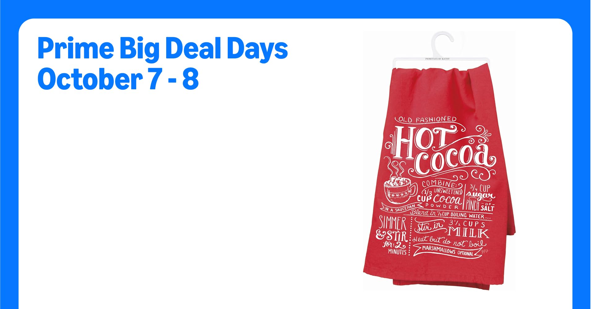 Primitives by Kathy Christmas Chalk Art Kitchen Towel ...