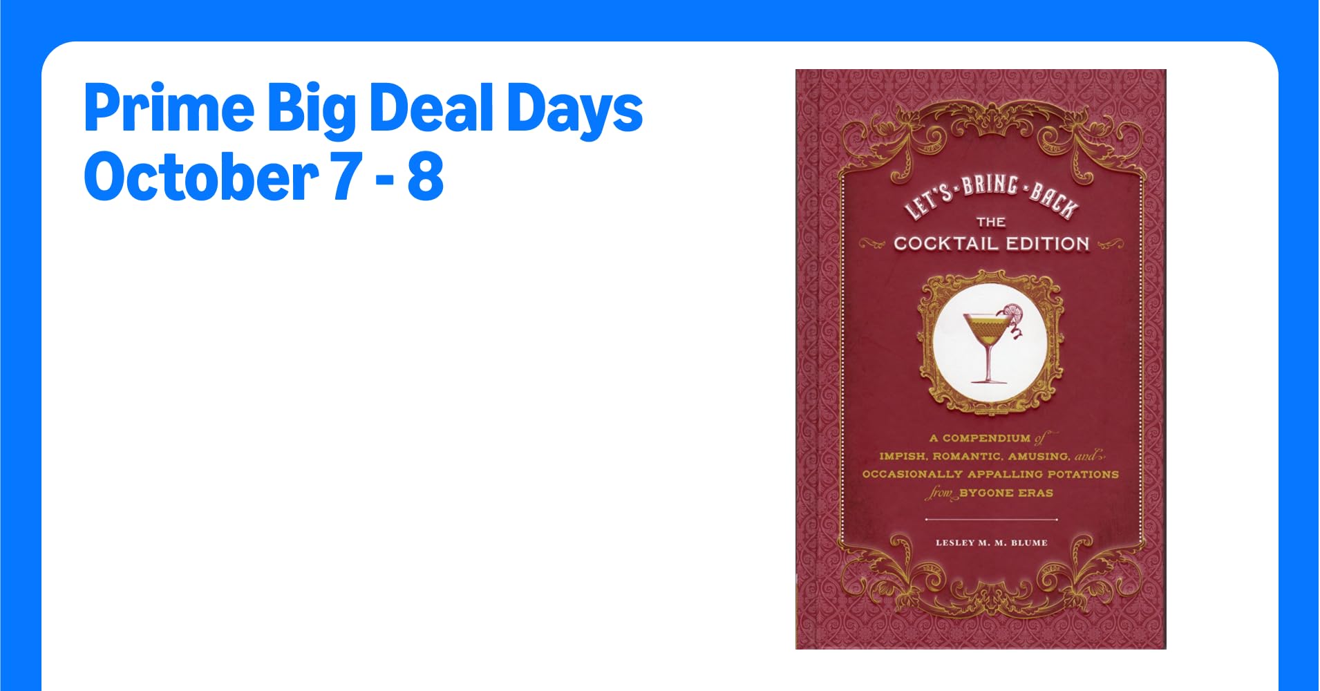 Let's Bring Back: The Cocktail Edition: A Compendium of Impish ...