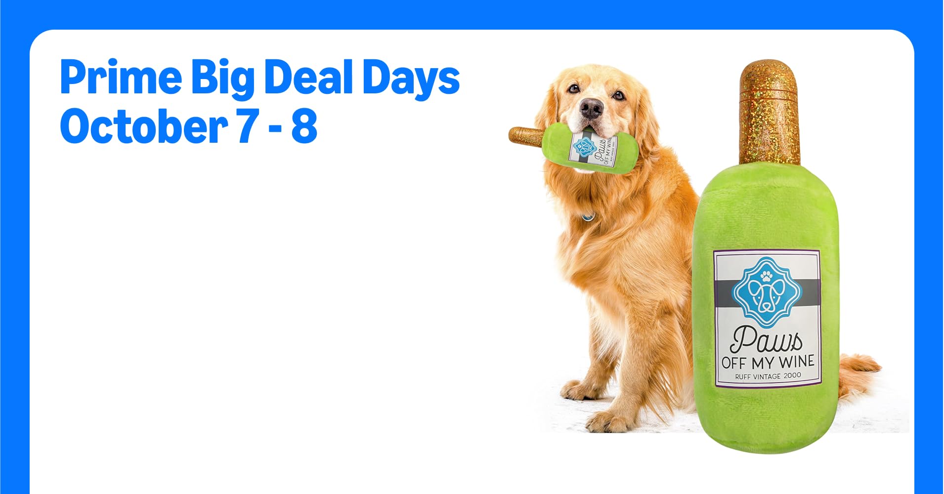 Prime Pets Plush Dog Toy, Crinkle Dog Toys, Wine ...