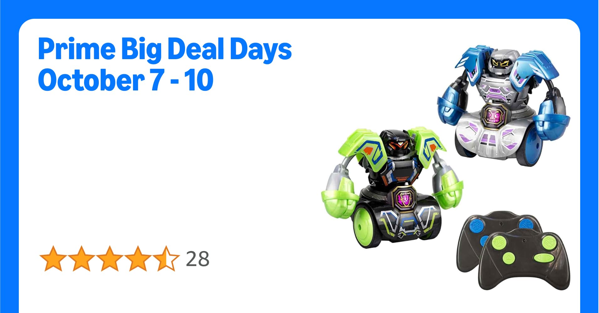 Silverlit YCOO Robo Kombat Tornado - 360° Punch Battle Robot With LED Lights & Sound