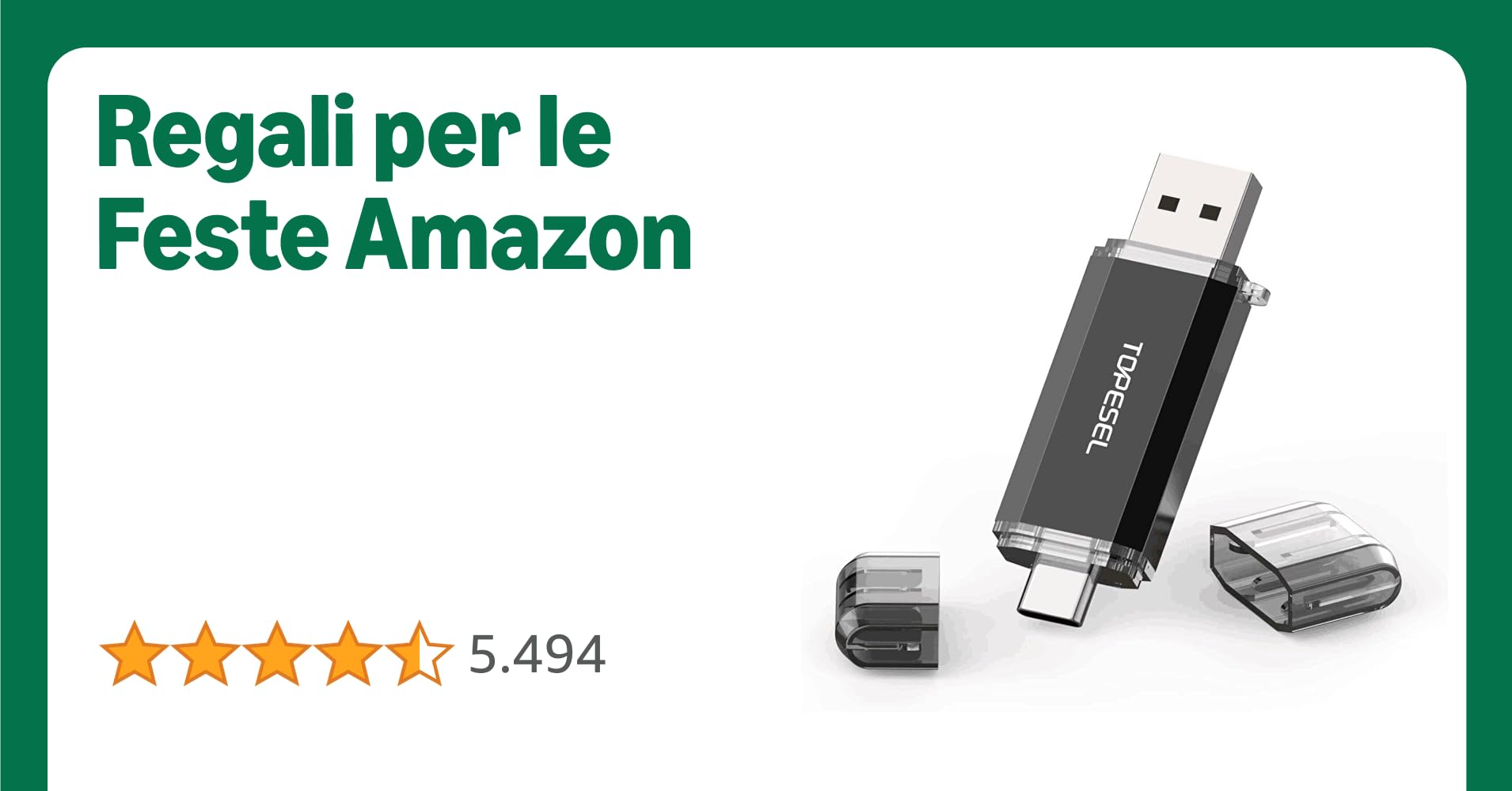 TOPESEL Chiavetta USB C 3.0 64GB, 2 in 1 USB 3.0 Tipo C Dual OTG Pendrive Flash Drive Memoria Stick Pennetta USB C 64 giga Per Type C Smartphones, Laptops,Tablets, Nero TOPESEL Chiavetta USB C 3.0 64GB, 2 in 1 USB 3.0 Tipo C Dual OTG Pendrive Flash Drive Memoria Stick Pennetta USB C 64 giga Per Type C Smartphones, Laptops,Tablets, Nero