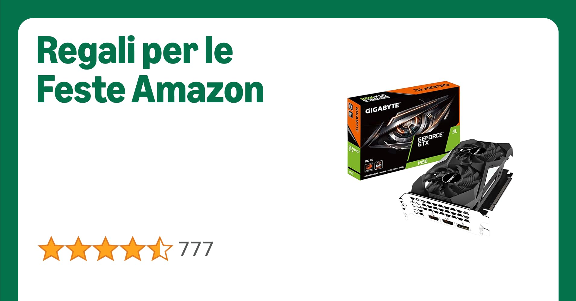 GIGABYTE GeForce GTX 1650 OC 4G, GV-N1650-OC-4GD GIGABYTE GeForce GTX 1650 OC 4G, GV-N1650-OC-4GD