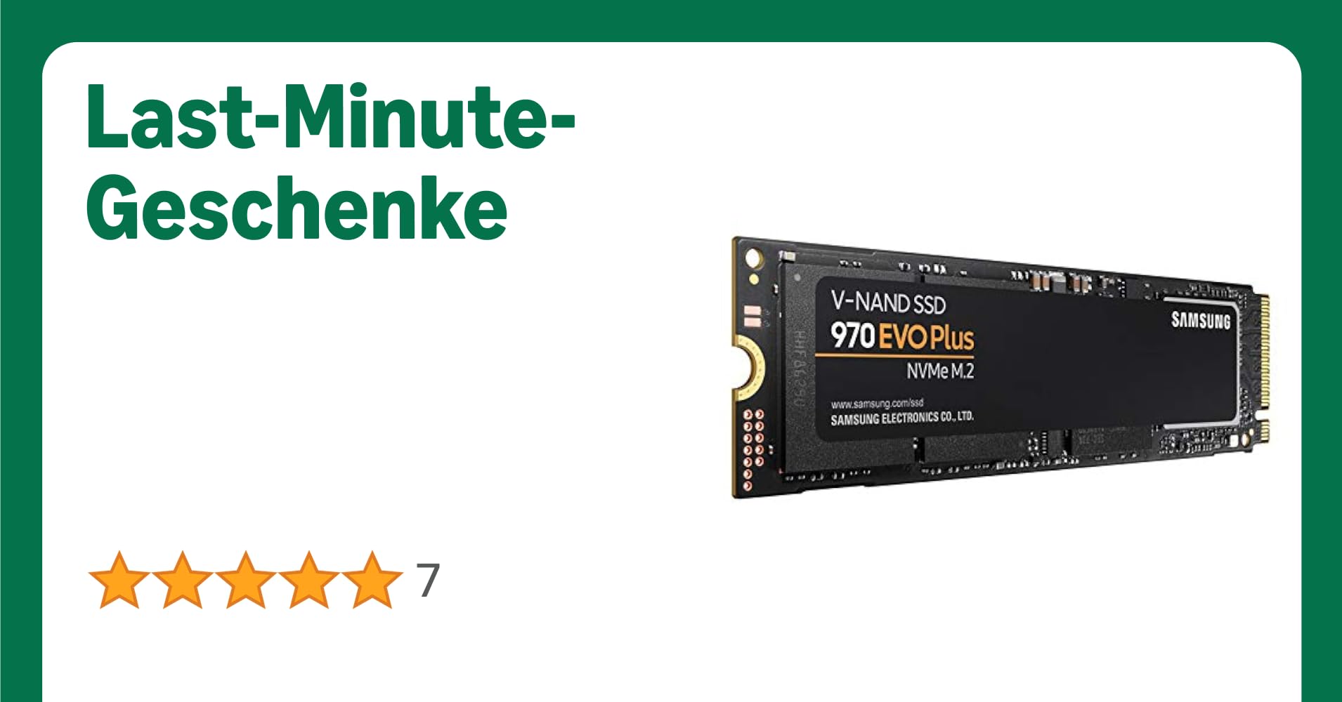 Dysk SSD Samsung 970 EVO Plus 500GB M.2 PCIe x4 NVMe (MZâˆ'V7S500BW) Dysk SSD Samsung 970 EVO Plus 500GB M.2 PCIe x4 NVMe (MZâˆ'V7S500BW)