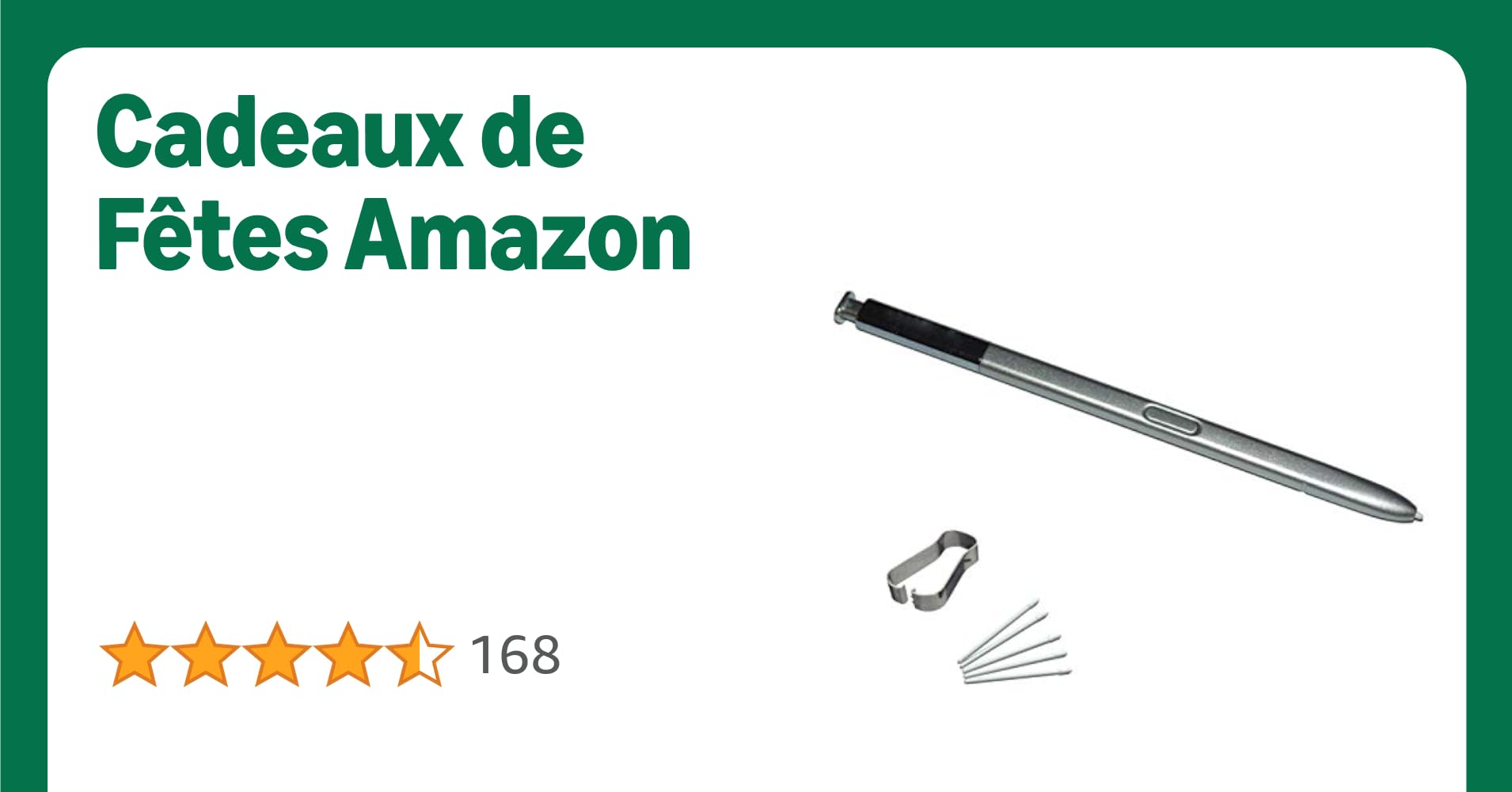 Eaglewireless Stylet pointeur de rechange pour Galaxy Note 8 et Note 8 avec pointes de rechange Argenté Eaglewireless Stylet pointeur de rechange pour Galaxy Note 8 et Note 8 avec pointes de rechange Argenté