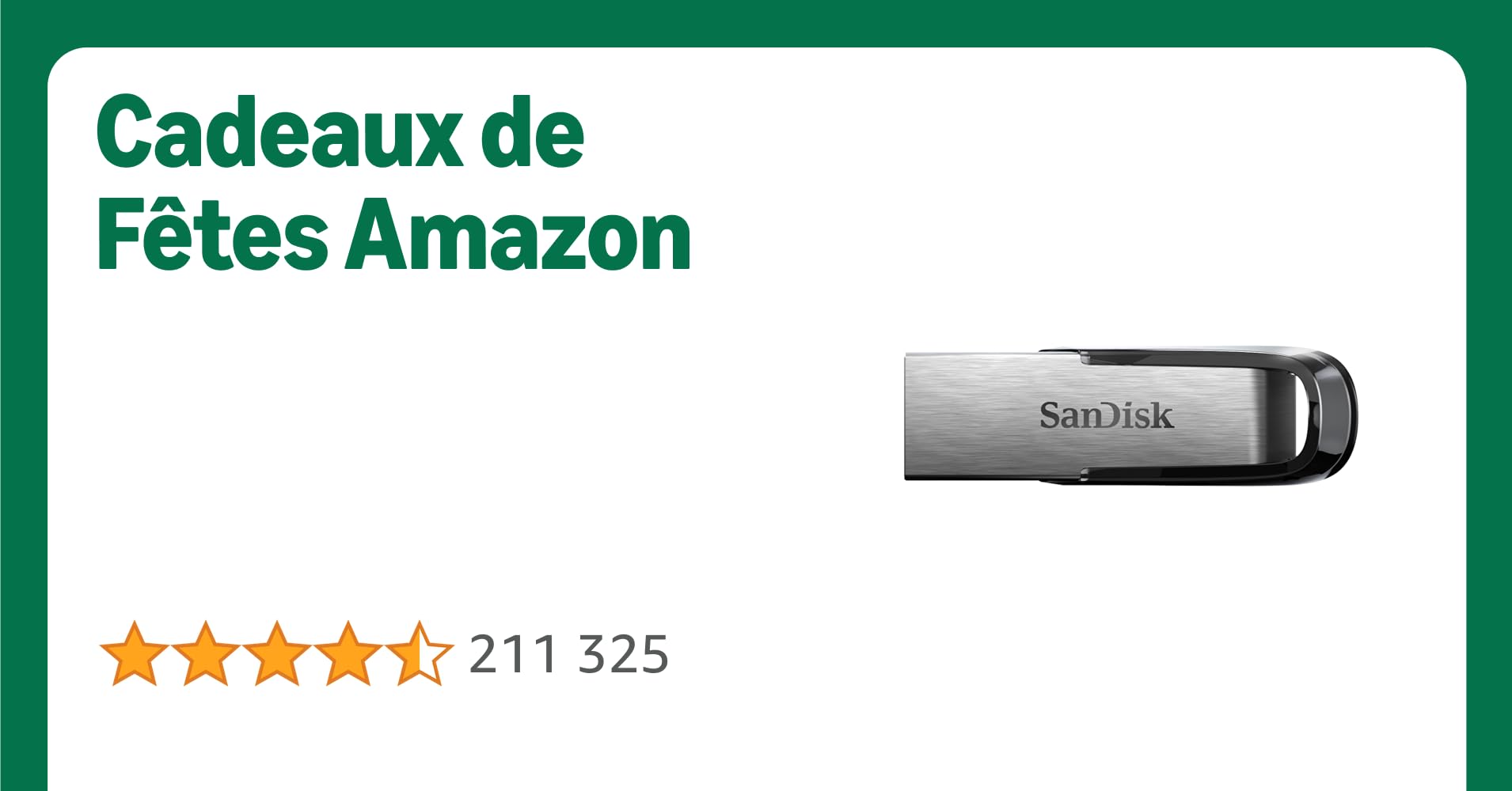 SanDisk 126905 Ultra Flair 32 GB USB 3.0 Flash Drive, Upto 150MB/s read - silver/Black SanDisk 126905 Ultra Flair 32 GB USB 3.0 Flash Drive, Upto 150MB/s read - silver/Black