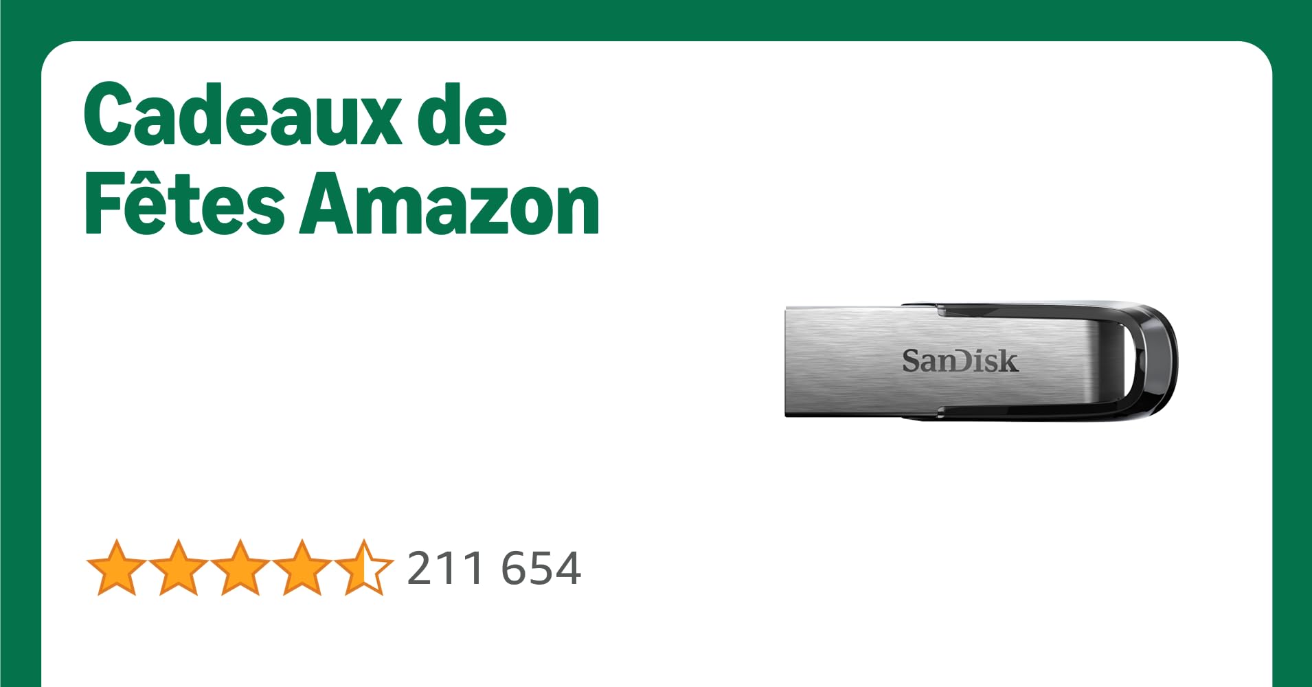 SanDisk 126905 Ultra Flair 32 GB USB 3.0 Flash Drive, Upto 150MB/s read - silver/Black SanDisk 126905 Ultra Flair 32 GB USB 3.0 Flash Drive, Upto 150MB/s read - silver/Black