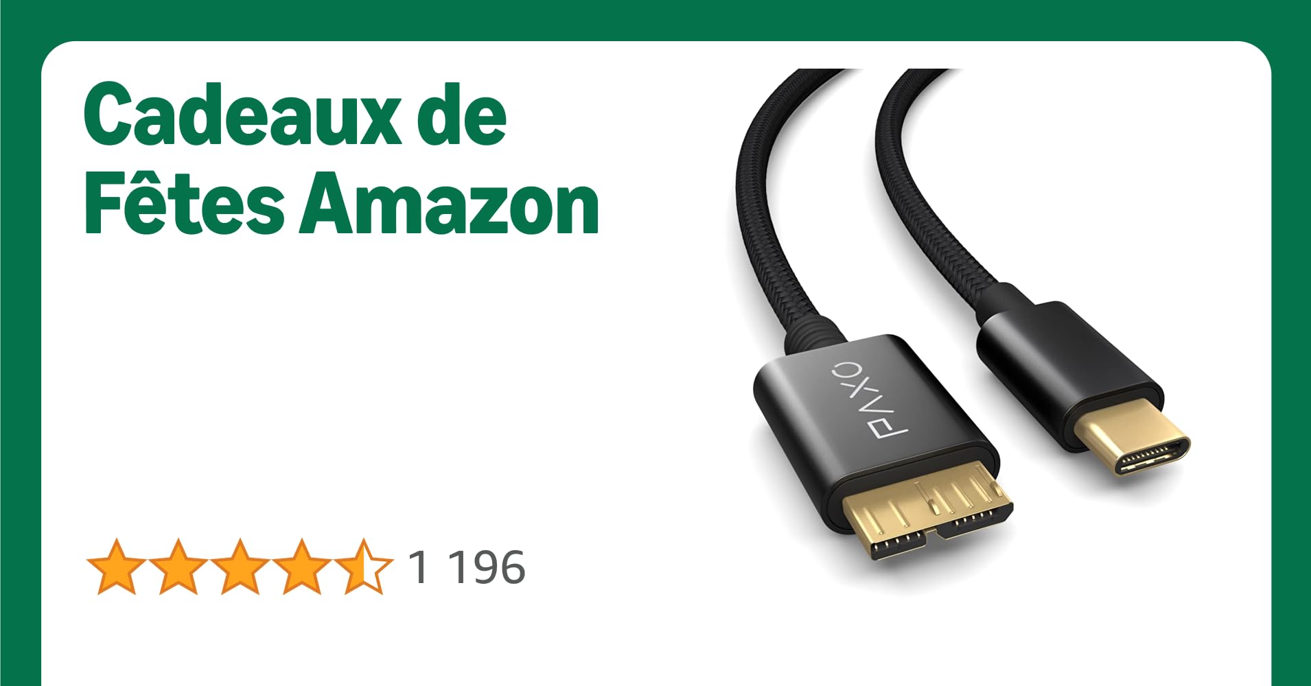 PAXO USB C Kabel - Festplatte | HDD 3.x G2 PAXO USB C Kabel - Festplatte | HDD 3.x G2