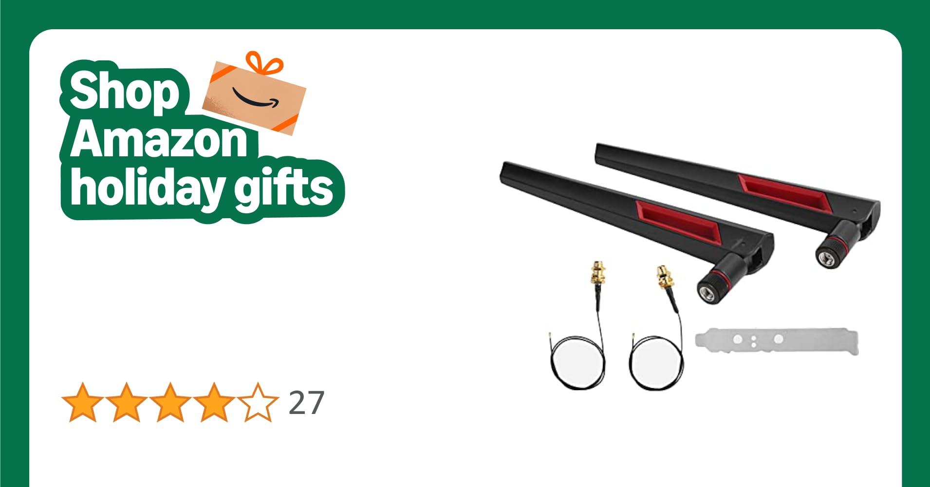 AC88 Omnidirectional WiFi Bluetooth External Aerial and 20cm to SMA Extension Cable 2-Pack for M.2 NGFF Wireless Network Card WiFi Adapter Laptop AC88 Omnidirectional WiFi Bluetooth External Aerial and 20cm to SMA Extension Cable 2-Pack for M.2 NGFF Wireless Network Card WiFi Adapter Laptop