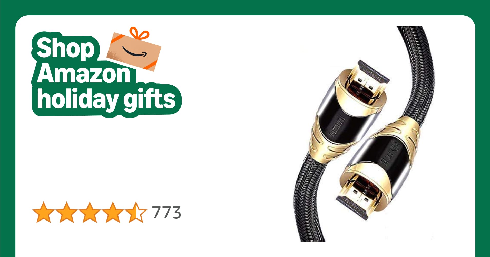 4K HDMI Cable 2M HDMI Lead - Ultra High-Speed 18Gbps HDMI 2.0b Cord 4K@60Hz Support Fire TV, Ethernet, Audio Return, Video UHD 2160p, HD 1080p, 3D, PS3 PS4 PC - IBRA BLACK