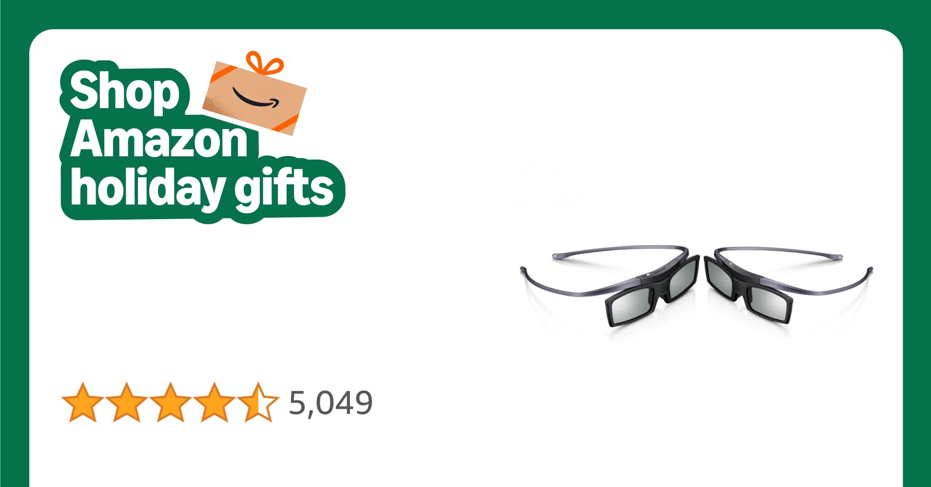 Samsung SSG-51002 Battery Operated 3D Active Glasses (Pack of 2) (New for 2013)