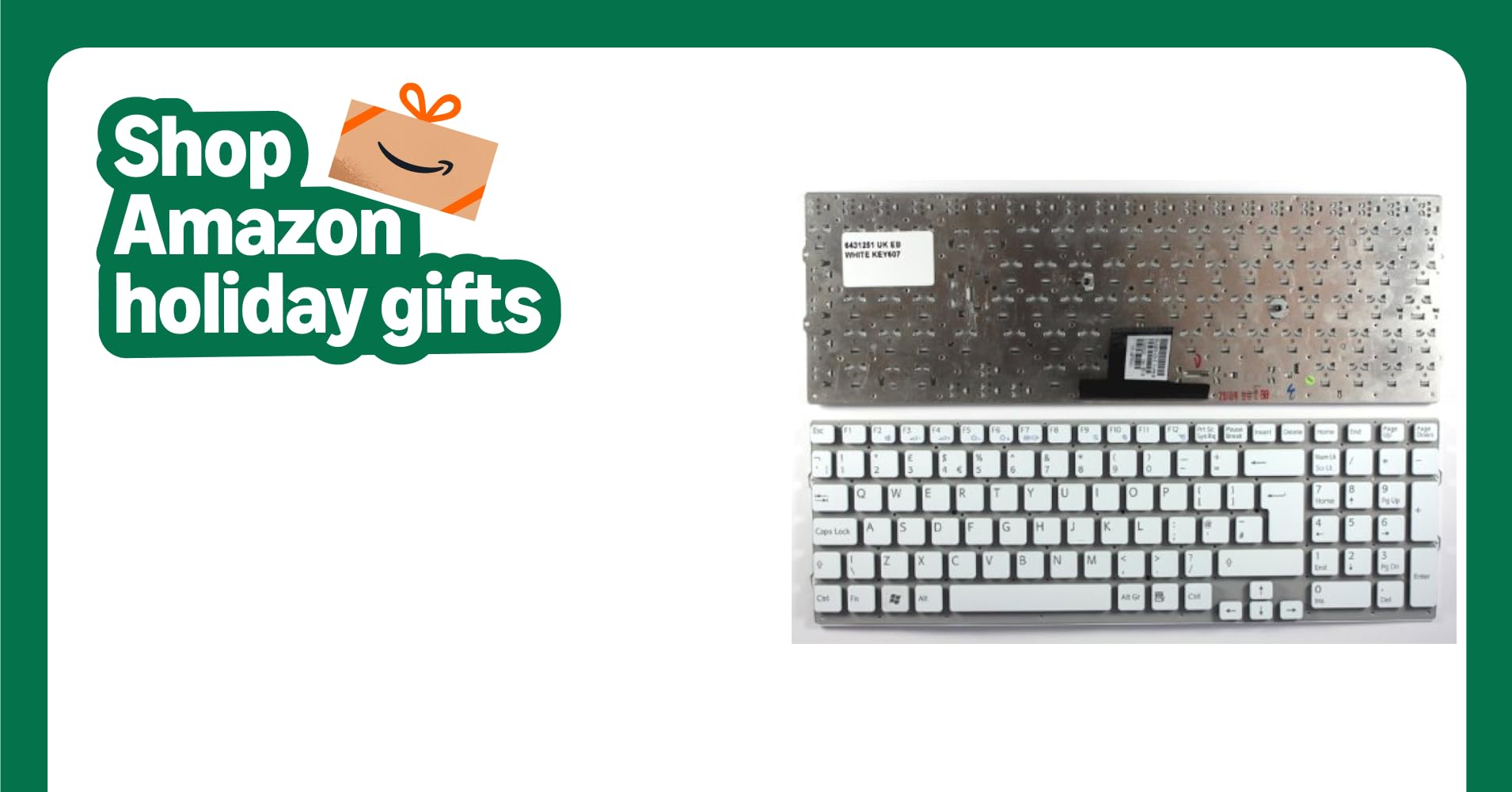 Sony Vaio VPCEB3J0E/WI White UK Layout Replacement Laptop Keyboard