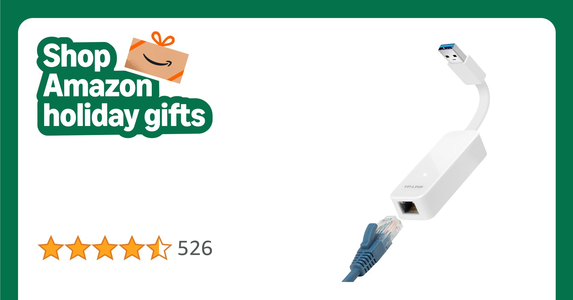 TP-Link UE300 USB to Ethernet Adapter, USB 3.0 to RJ45 LAN Wired Adapter for Ultrabook, Chromebook, Laptop, Desktop, Windows (XP/Vista/7/8/8.1), MacOS 10.9/10.10, Linux OS, Plug & Play