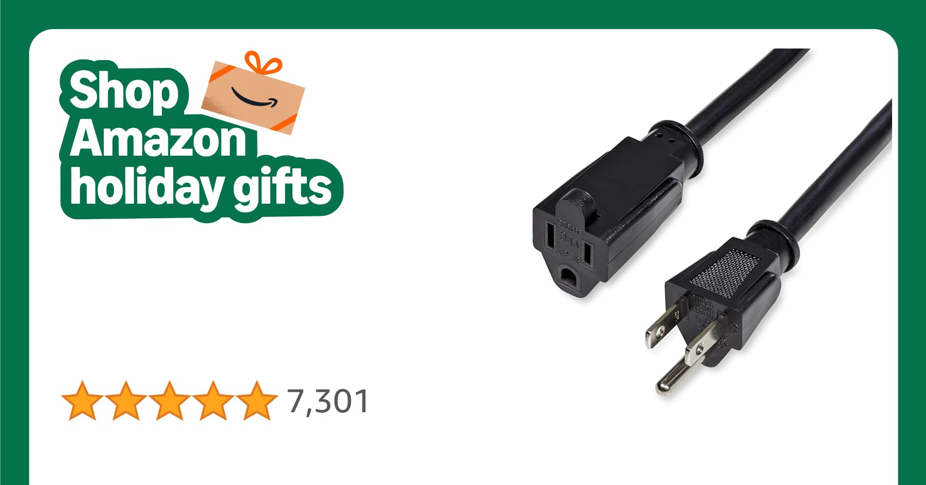 StarTech.com 6ft NEMA Power Cord with 125 Volts at 13 Amps - 16 AWG Power Extension Cable Cord - NEMA 5-15R to NEMA 5-15P (PAC1016) Black StarTech.com 6ft NEMA Power Cord with 125 Volts at 13 Amps - 16 AWG Power Extension Cable Cord - NEMA 5-15R to NEMA 5-15P (PAC1016) Black