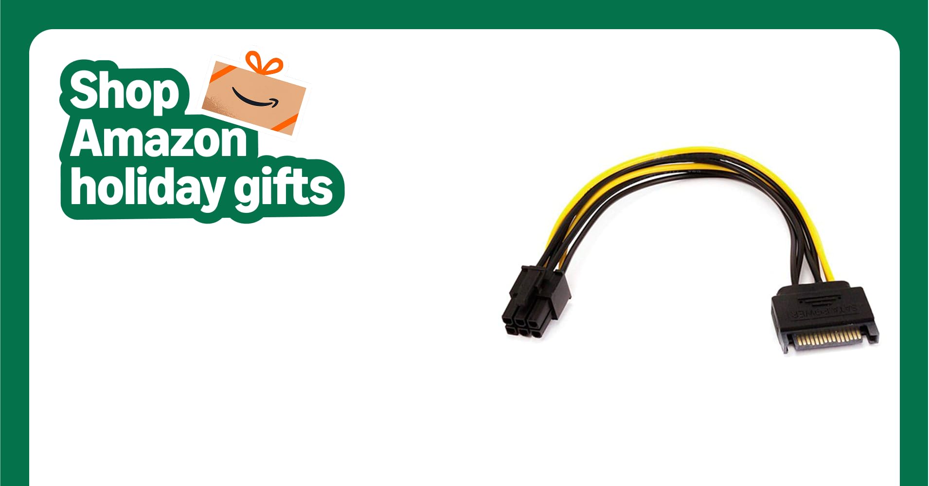 Monoprice SATA Cable - 0.67 Feet - Black | SATA 15pin to 6pin PCI Express Card Power Cable, Black Monoprice SATA Cable - 0.67 Feet - Black | SATA 15pin to 6pin PCI Express Card Power Cable, Black