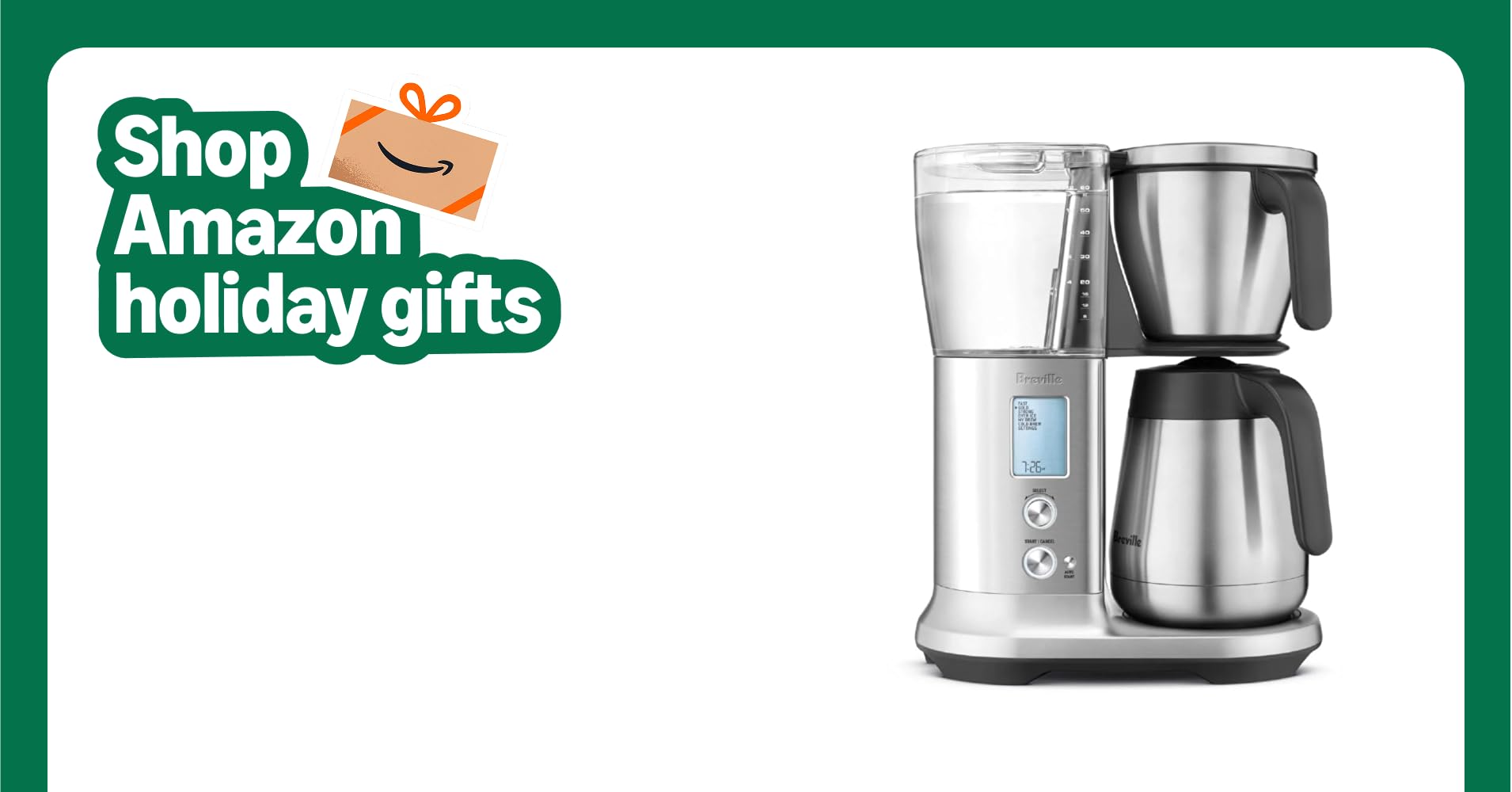 Breville Precision Brewer with thermal carafe on kitchen counter