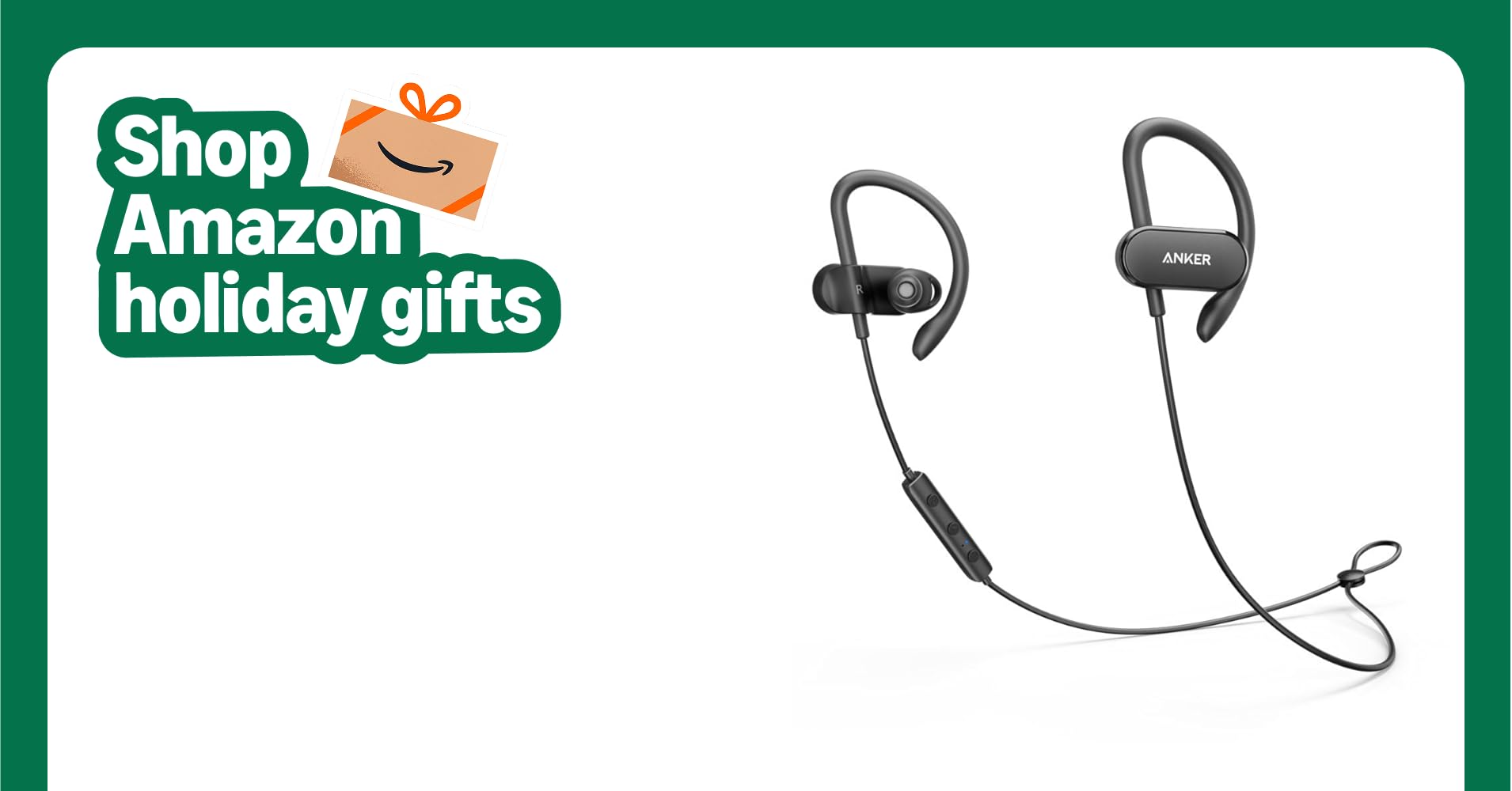 [Upgraded] Anker SoundBuds Curve Wireless Headphones, 18H Battery, IPX7 Waterproof Bluetooth Headphones, Bluetooth 5.0, Built in Mic and Carry Pouch, SweatGuard Technology for Workout, Gym, Running