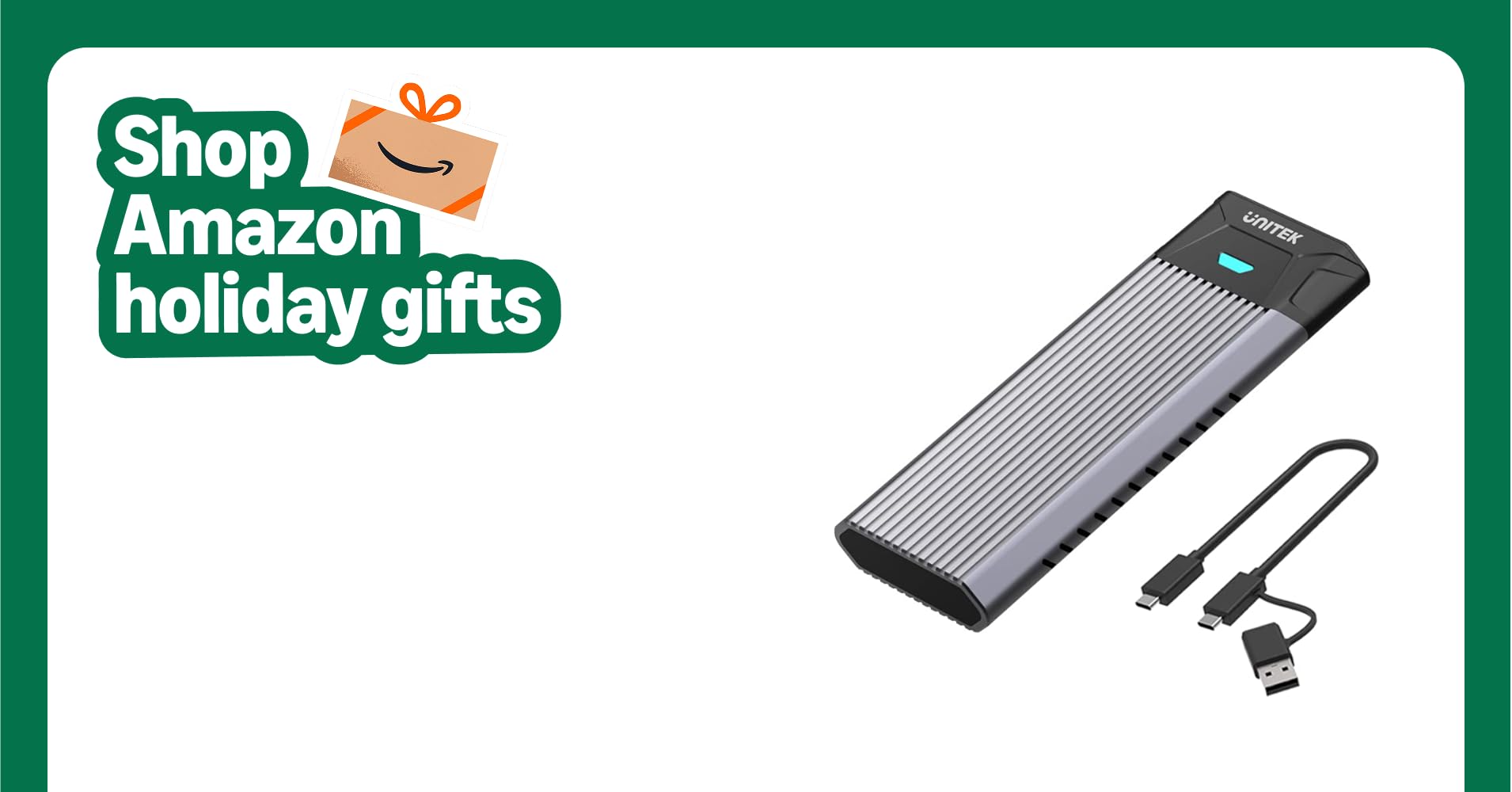 Unitek M.2 NVMe SSD Enclosure - USB C 3.1 Gen 2 10Gbps to PCIe M-Key(B+M Key) External Enclosure, Support UASP Trim