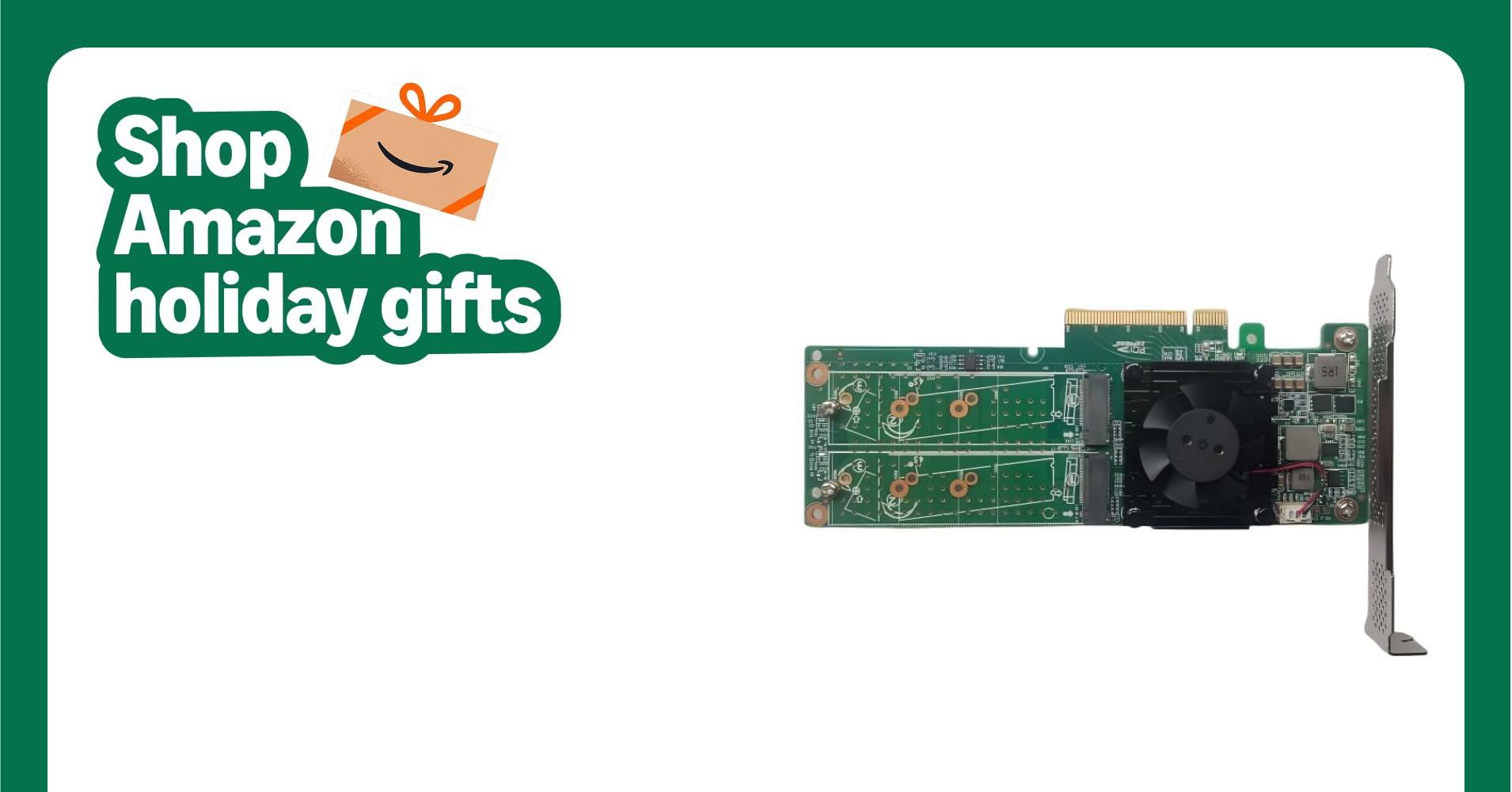 PCIe 3.0 x8 to 4X M.2 NVMe SSD Adapter Card with PLX8747 and Low Profile Support