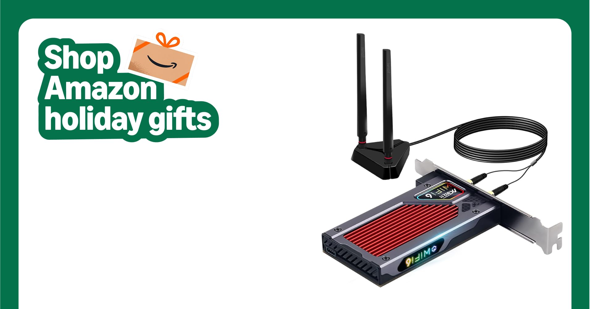 fenvi AX210 WiFi 6E PCI-E WiFi Adapter BT5.2 RGB Gaming 802.11ax ac 160MHz 2.4GHz 5GHz 6GHz Tri-Band 5400Mbps AX210NGW Desktop WiFi Card for PC Windows(Only WiFi 6E Router Antennas Support 6Ghz Band) fenvi AX210 WiFi 6E PCI-E WiFi Adapter BT5.2 RGB Gaming 802.11ax ac 160MHz 2.4GHz 5GHz 6GHz Tri-Band 5400Mbps AX210NGW Desktop WiFi Card for PC Windows(Only WiFi 6E Router Antennas Support 6Ghz Band)