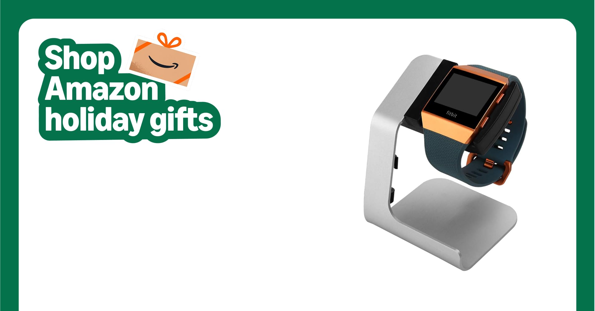 Tranesca Charging Stand/Charging Dock/Charging Cradle Compatible with Fitbit Ionic with 6ft Charging Cable Integrated