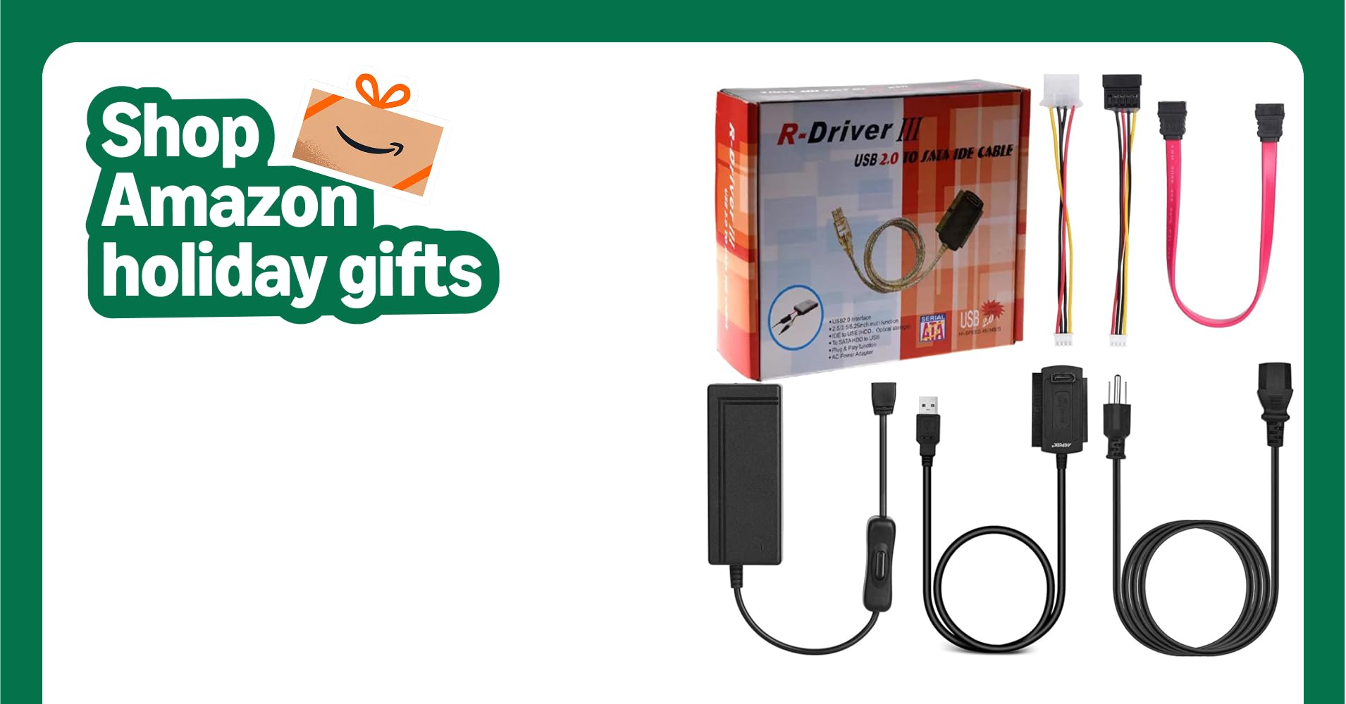 SANOXY A12940 SATA/PATA/IDE Drive to USB 2.0 Adapter Converter Cable Set SANOXY A12940 SATA/PATA/IDE Drive to USB 2.0 Adapter Converter Cable Set