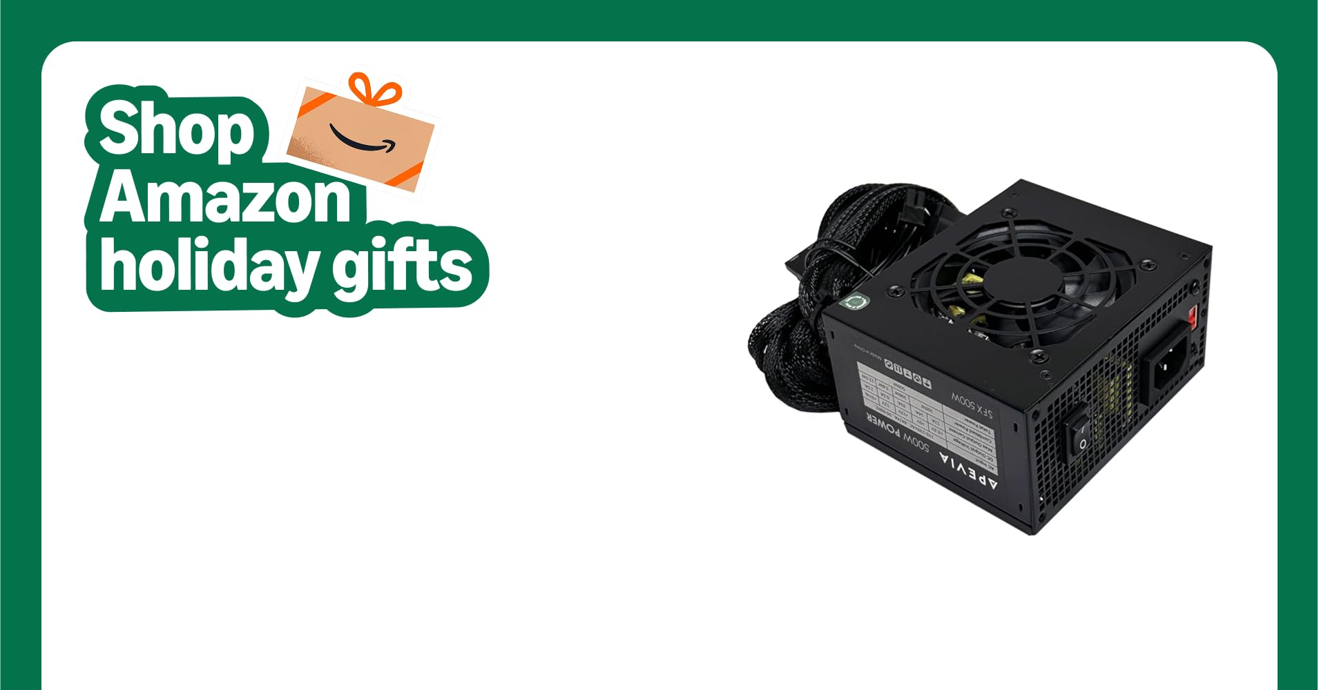 Apevia SFX-AP500W Mini ITX Solution/Micro ATX/SFX 500W Power Supply Apevia SFX-AP500W Mini ITX Solution/Micro ATX/SFX 500W Power Supply