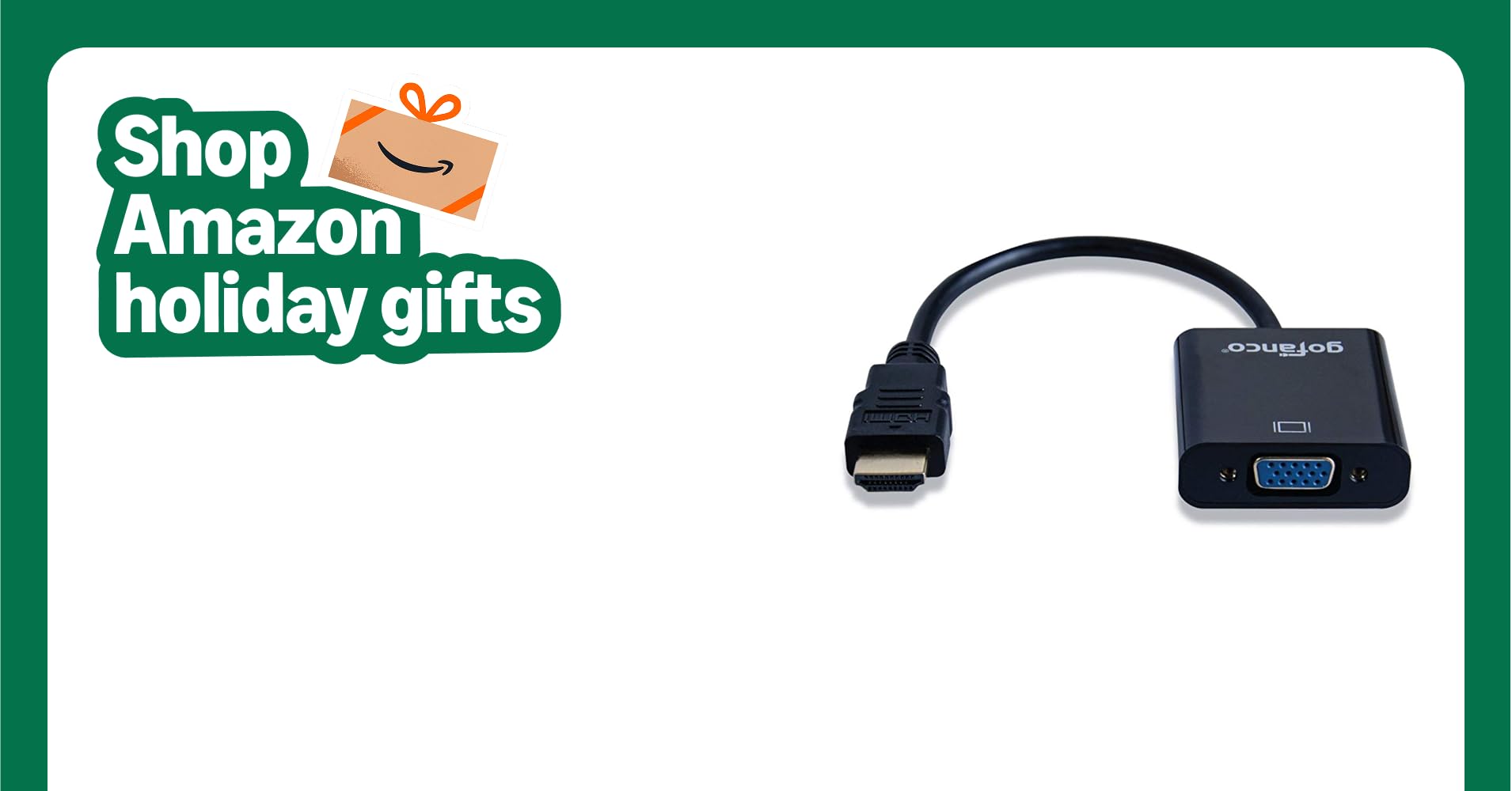 gofanco Active HDMI to VGA Converter (Black) - Male to Female with Micro USB Power Cable for HDMI Enabled desktops and laptops to Connect to VGA displays (HDVGA) gofanco Active HDMI to VGA Converter (Black) - Male to Female with Micro USB Power Cable for HDMI Enabled desktops and laptops to Connect to VGA displays (HDVGA)