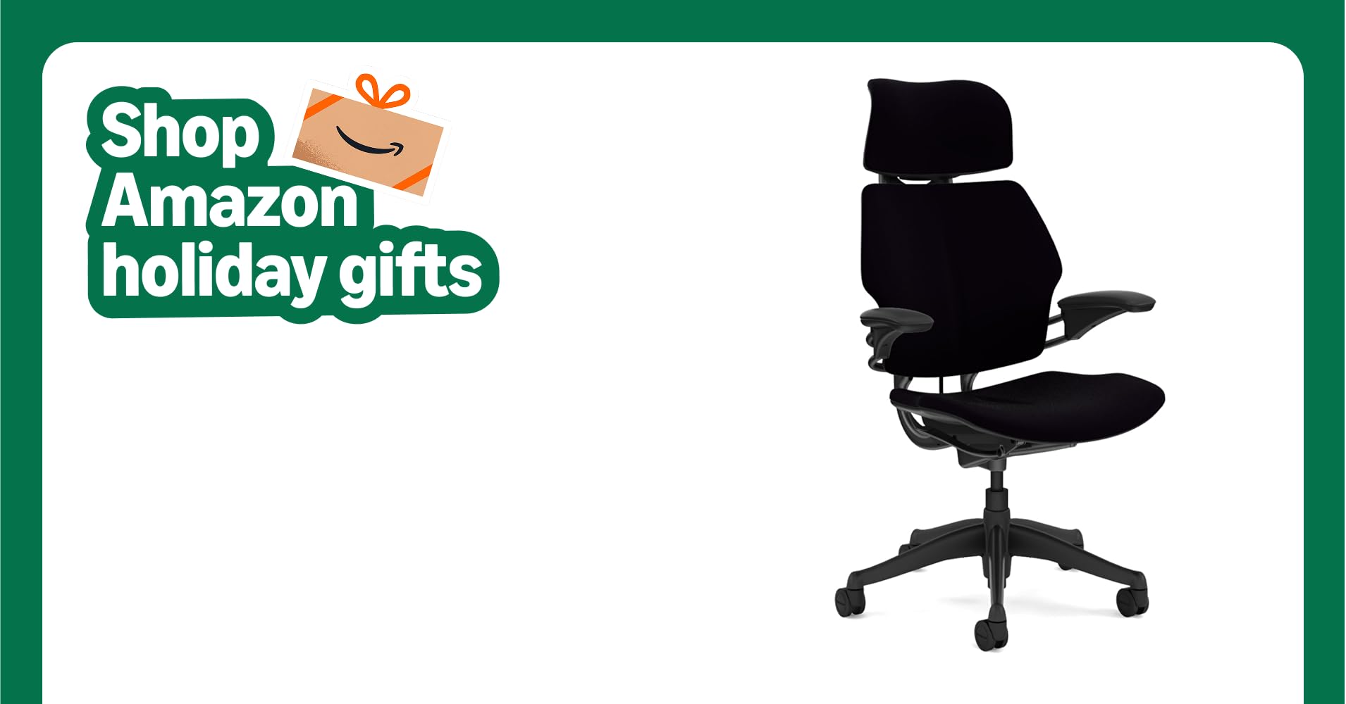 Humanscale Freedom chair showing its unique headrest