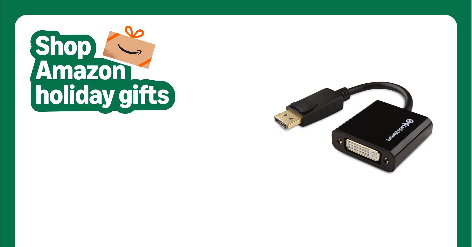 Cable Matters Active DisplayPort to DVI Adapter (Active DP to DVI Adapter) with Eyefinity Technology Support Cable Matters Active DisplayPort to DVI Adapter (Active DP to DVI Adapter) with Eyefinity Technology Support