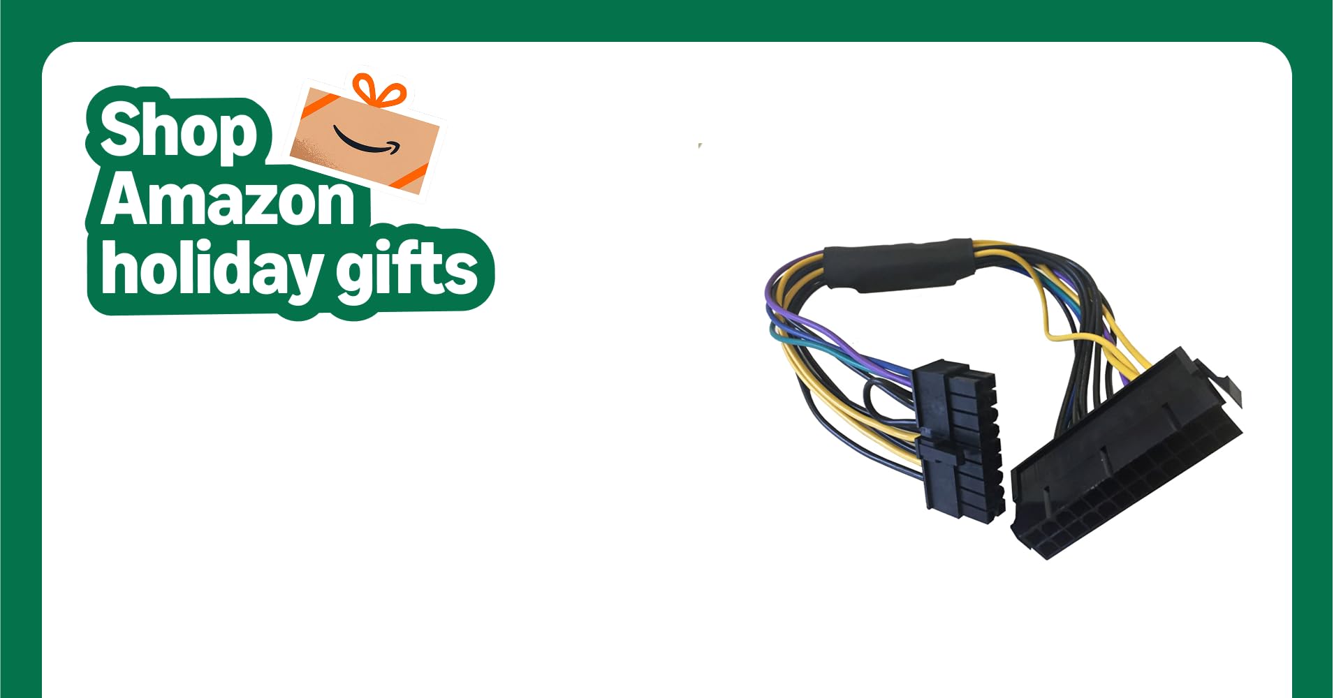 AYA 11-inch 24-Pin to 18-Pin ATX Power Supply Cable Adapter for HP Z420/Z620 Workstation