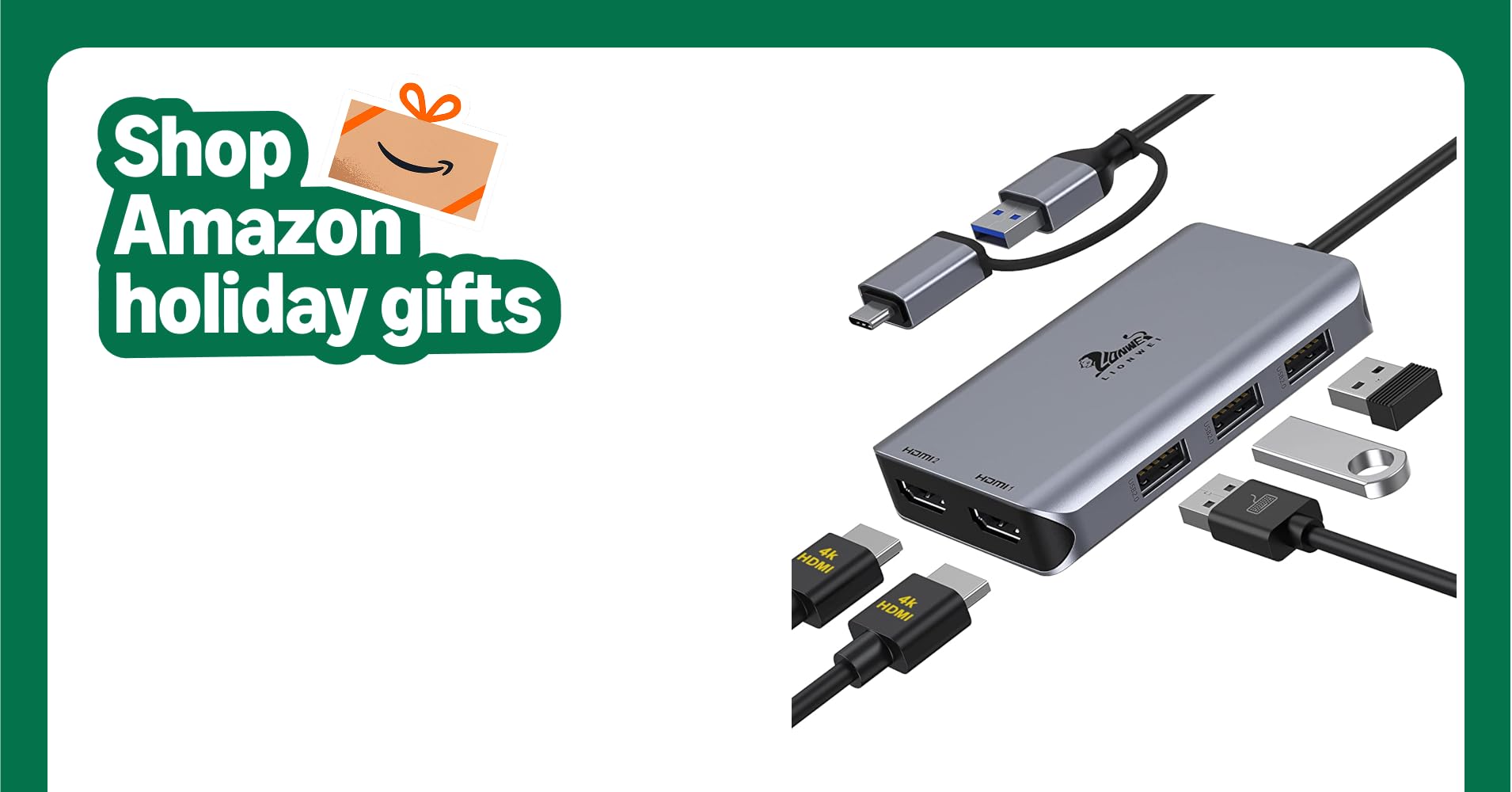 LIONWEI USB 3.0 to Dual HDMI Docking Station for Windows & macOS, USB C Adapter 2 Monitor Splitter for MacBook Pro/Air/M1/M2/Dell/HP/Lenovo/Surface LIONWEI USB 3.0 to Dual HDMI Docking Station for Windows & macOS, USB C Adapter 2 Monitor Splitter for MacBook Pro/Air/M1/M2/Dell/HP/Lenovo/Surface