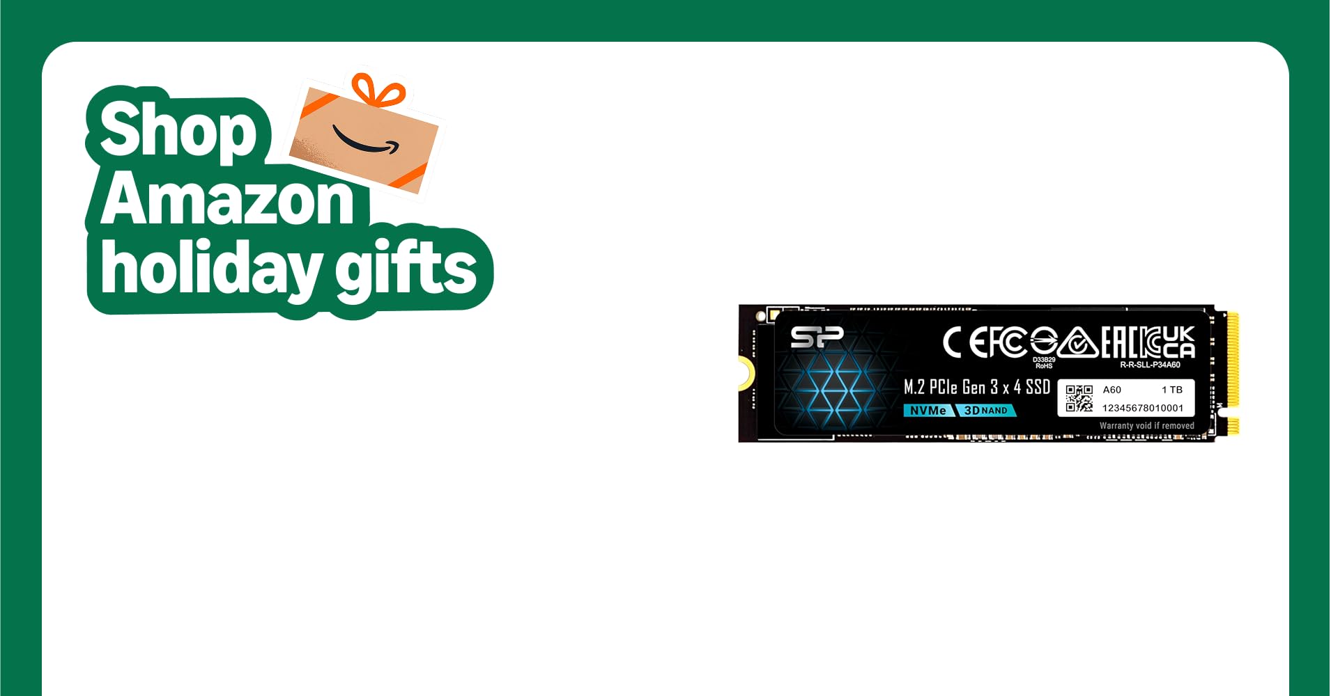 Silicon Power 1TB - NVMe M.2 PCIe Gen3x4 2280 SSD (SP001TBP34A60M28) Silicon Power 1TB - NVMe M.2 PCIe Gen3x4 2280 SSD (SP001TBP34A60M28)