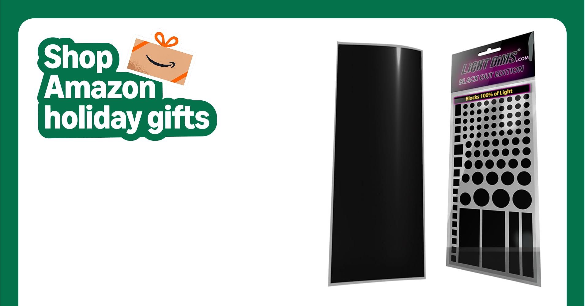 LightDims Black Out Edition Light Blocking LED Covers (2 Sheets) Shapes & Uncut Sheet for Electronics & Appliances. Blocks 100% of Light, in Retail Packaging.