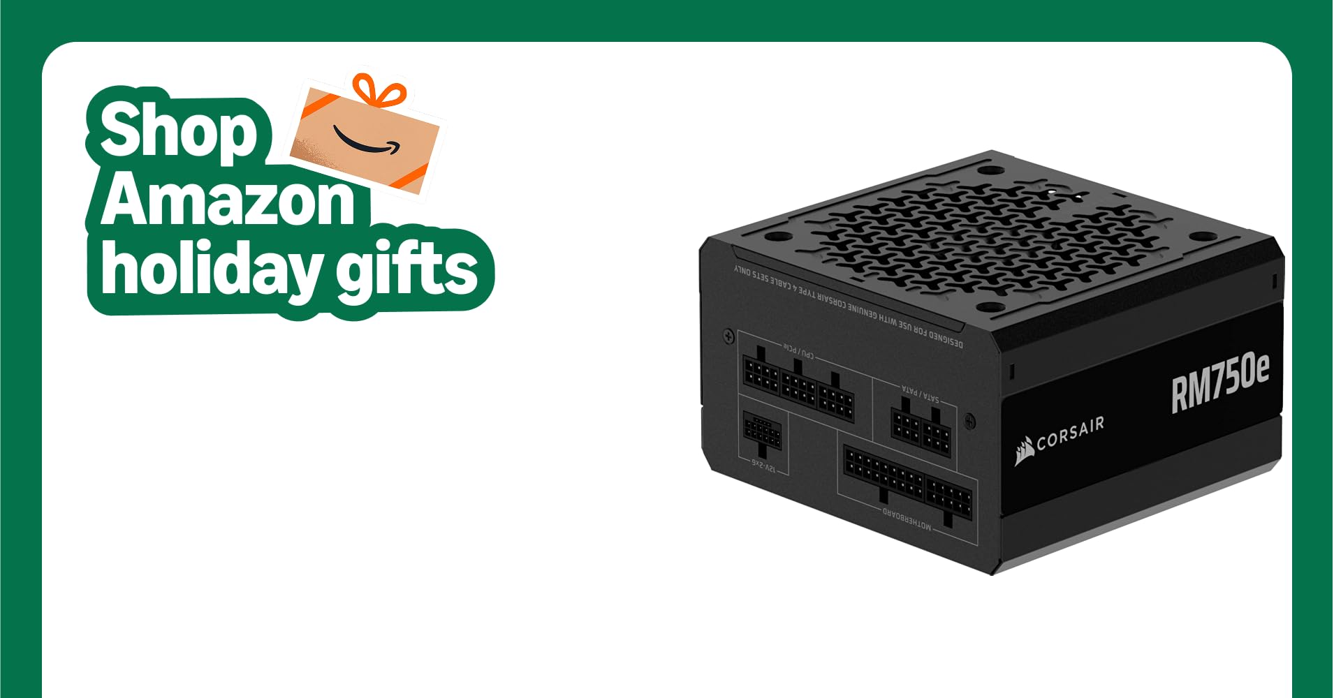 CORSAIR RM750e (2025) Fully Modular Low-Noise ATX Power Supply with 12V-2x6 Cable - ATX 3.1 & PCIe 5.1 Compliant, Cybenetics Gold Efficiency, 105°C-Rated Capacitors, Modern Standby Mode - Black CORSAIR RM750e (2025) Fully Modular Low-Noise ATX Power Supply with 12V-2x6 Cable - ATX 3.1 & PCIe 5.1 Compliant, Cybenetics Gold Efficiency, 105°C-Rated Capacitors, Modern Standby Mode - Black