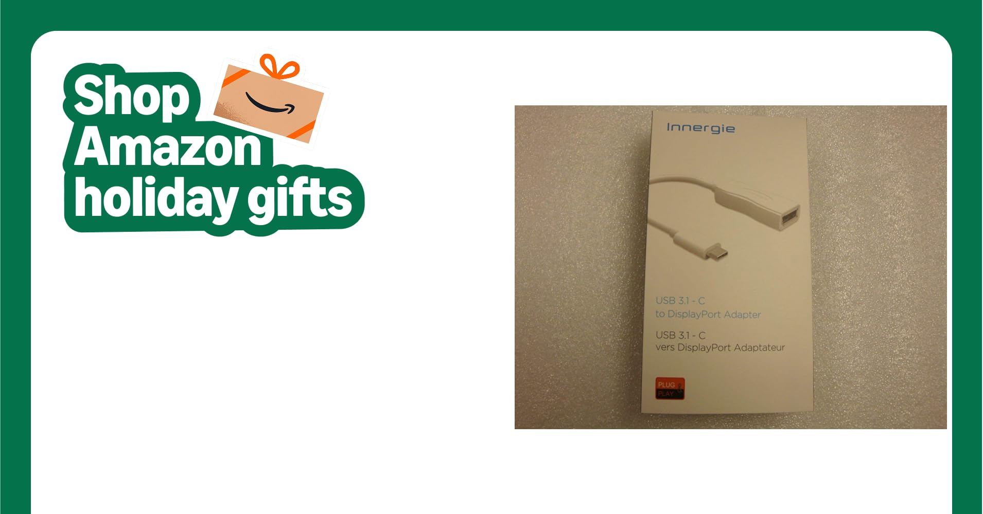 Innergie USB-C 3.1 to DisplayPort Adapter Innergie USB-C 3.1 to DisplayPort Adapter