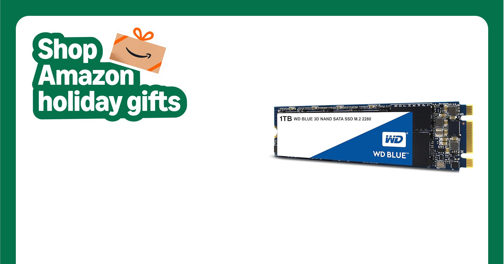 Western Digital 1TB WD Blue 3D NAND Internal PC SSD - SATA III 6 Gb/s, M.2 2280, Up to 560 MB/s - WDS100T2B0B Western Digital 1TB WD Blue 3D NAND Internal PC SSD - SATA III 6 Gb/s, M.2 2280, Up to 560 MB/s - WDS100T2B0B