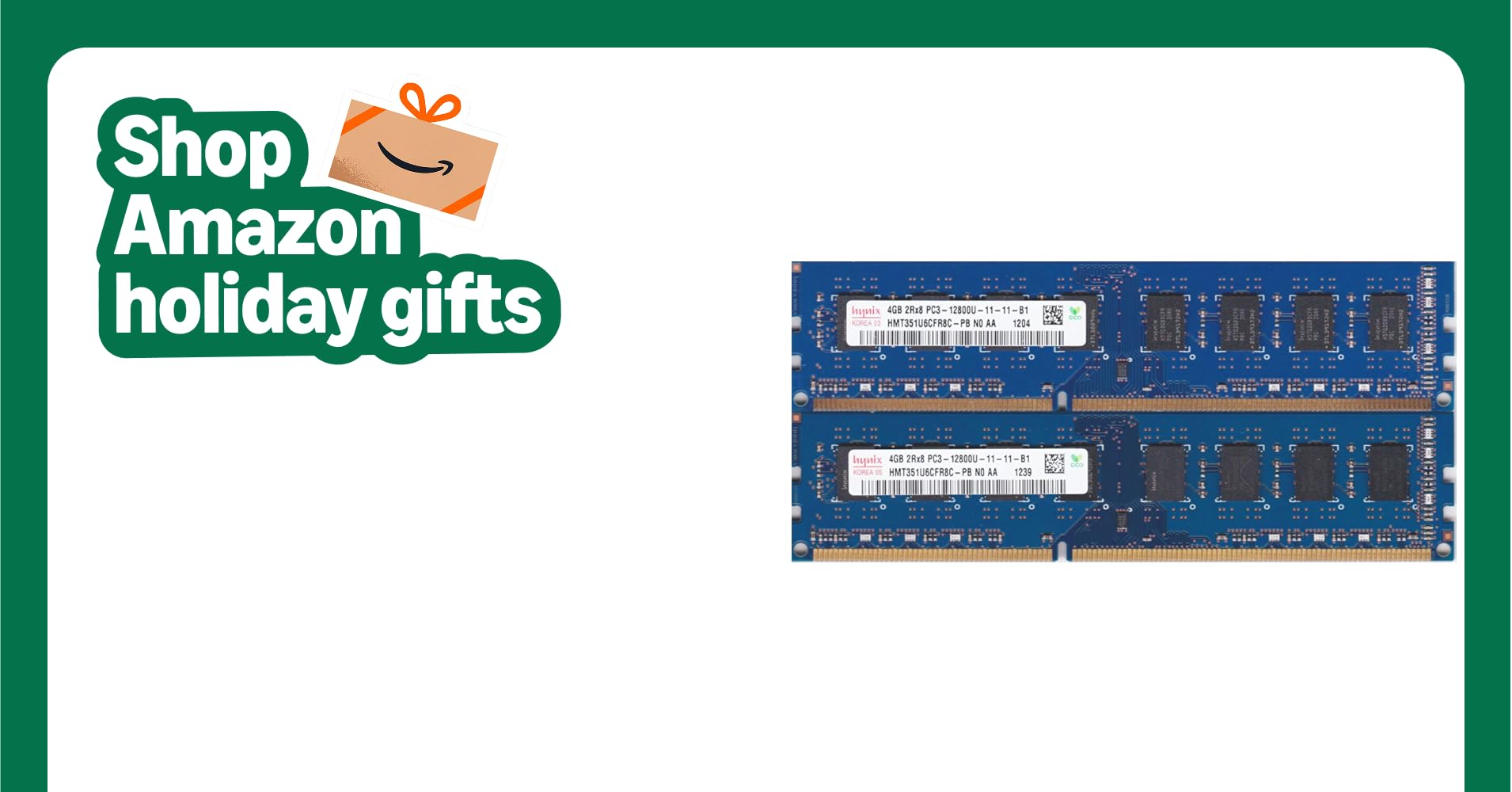2x4GB (8GB Total) HYNIX HMT451U6AFR8C-PB 4GB PC3-12800U Desktop Memory 2x4GB (8GB Total) HYNIX HMT451U6AFR8C-PB 4GB PC3-12800U Desktop Memory