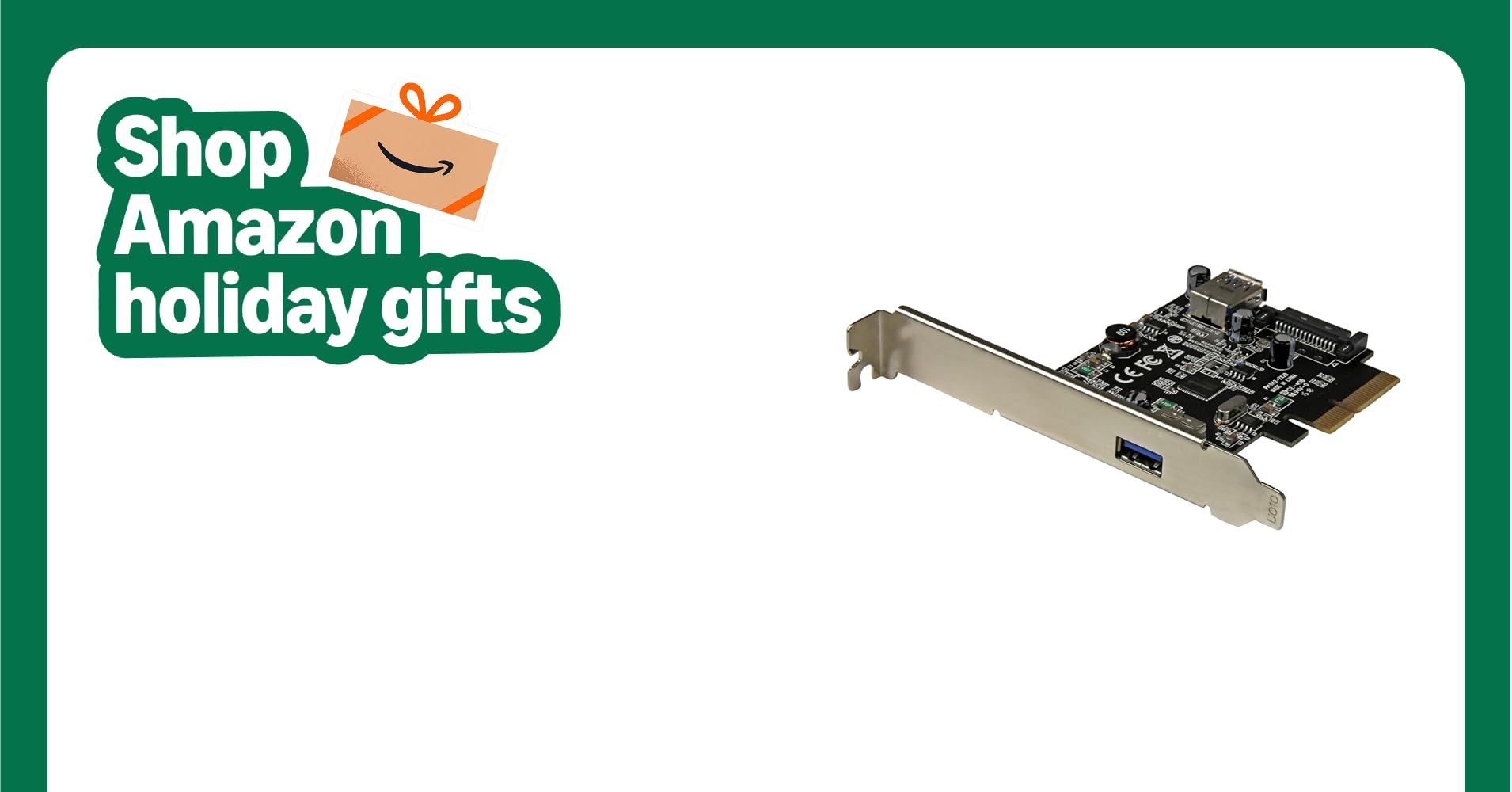 StarTech.com 2 Port USB 3.1 (10Gbps) Card - USB-A 1x External 1x Internal - PCIe USB 3.1 Card with Type-A - PCI Express (PEXUSB311EI)