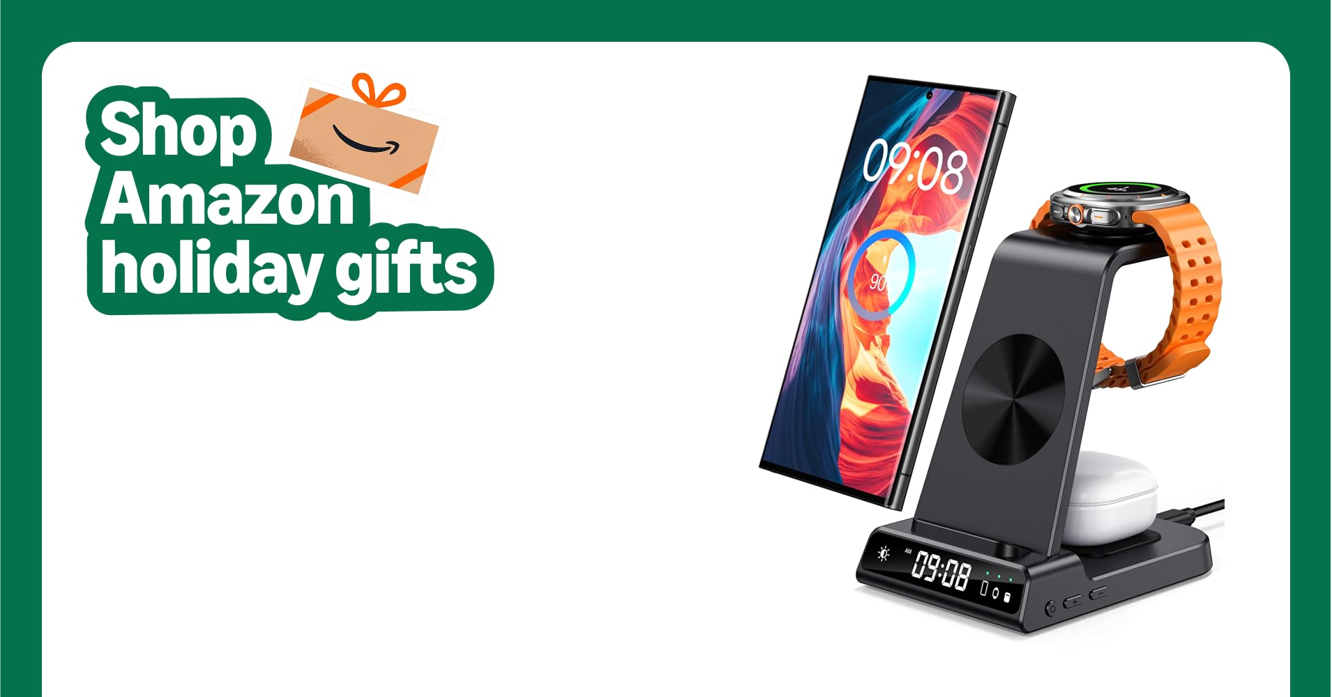 Wireless Charger for Samsung, 3 in 1 Wireless Charging Station for Samsung Galaxy S25 Ultra/S24 Ultra/S23/S22/Note 20/Z Flip 7/Fold 6, Charger for Samsung Galaxy Watch Ultra/8/7/6, Galaxy Buds 3/3 Pro Wireless Charger for Samsung, 3 in 1 Wireless Charging Station for Samsung Galaxy S25 Ultra/S24 Ultra/S23/S22/Note 20/Z Flip 7/Fold 6, Charger for Samsung Galaxy Watch Ultra/8/7/6, Galaxy Buds 3/3 Pro