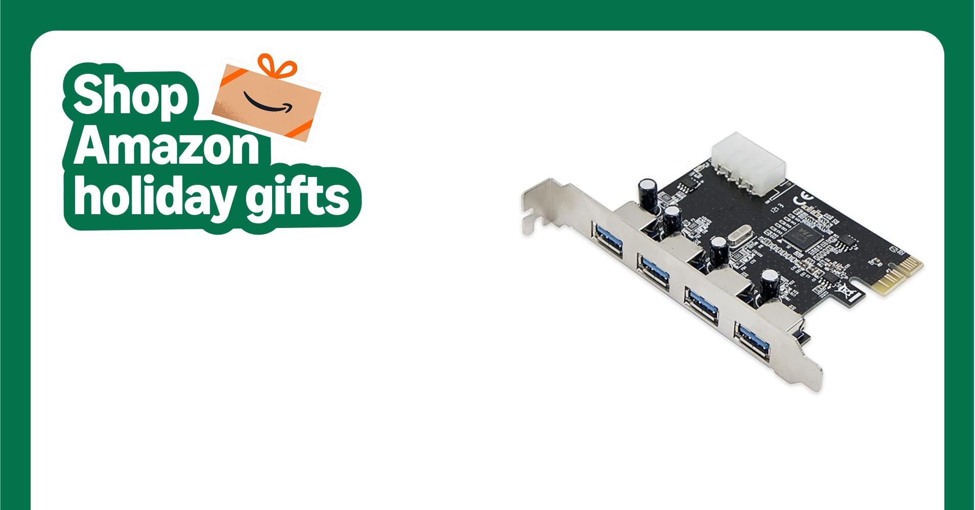 Syba Super Speed USB 3.0 4 Port PCI-e x 1 Hub Expansion Card Molex Power SD-PEX20133 Syba Super Speed USB 3.0 4 Port PCI-e x 1 Hub Expansion Card Molex Power SD-PEX20133