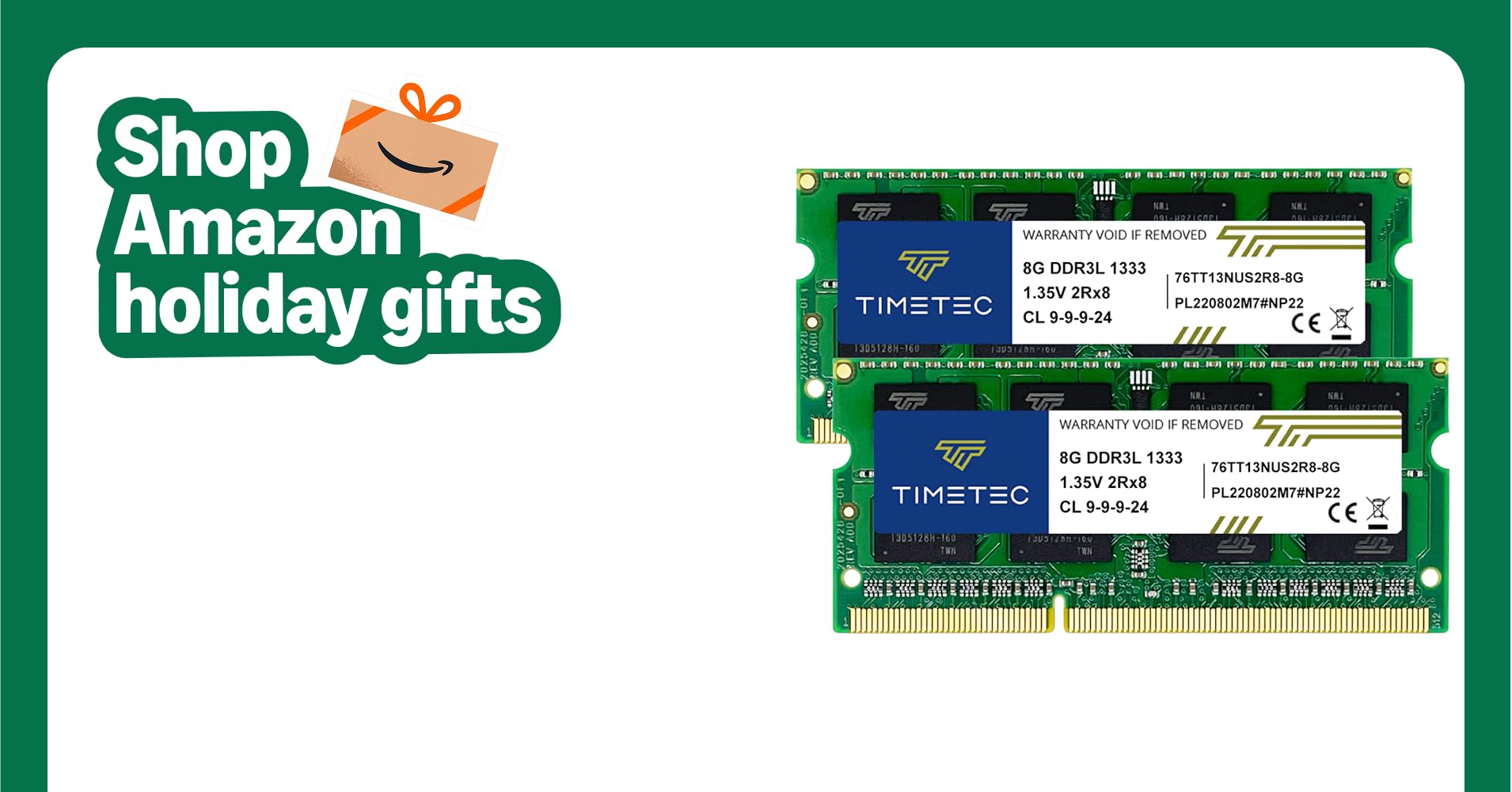 Timetec 16GB KIT(2x8GB) DDR3 / DDR3L 1333MHz PC3-10600 Non-ECC Unbuffered 1.5V / 1.35V CL9 2Rx8 Dual Rank 204 Pin SODIMM Laptop Notebook PC Computer Memory RAM Module Upgrade(16GB KIT(2x8GB)) Timetec 16GB KIT(2x8GB) DDR3 / DDR3L 1333MHz PC3-10600 Non-ECC Unbuffered 1.5V / 1.35V CL9 2Rx8 Dual Rank 204 Pin SODIMM Laptop Notebook PC Computer Memory RAM Module Upgrade(16GB KIT(2x8GB))