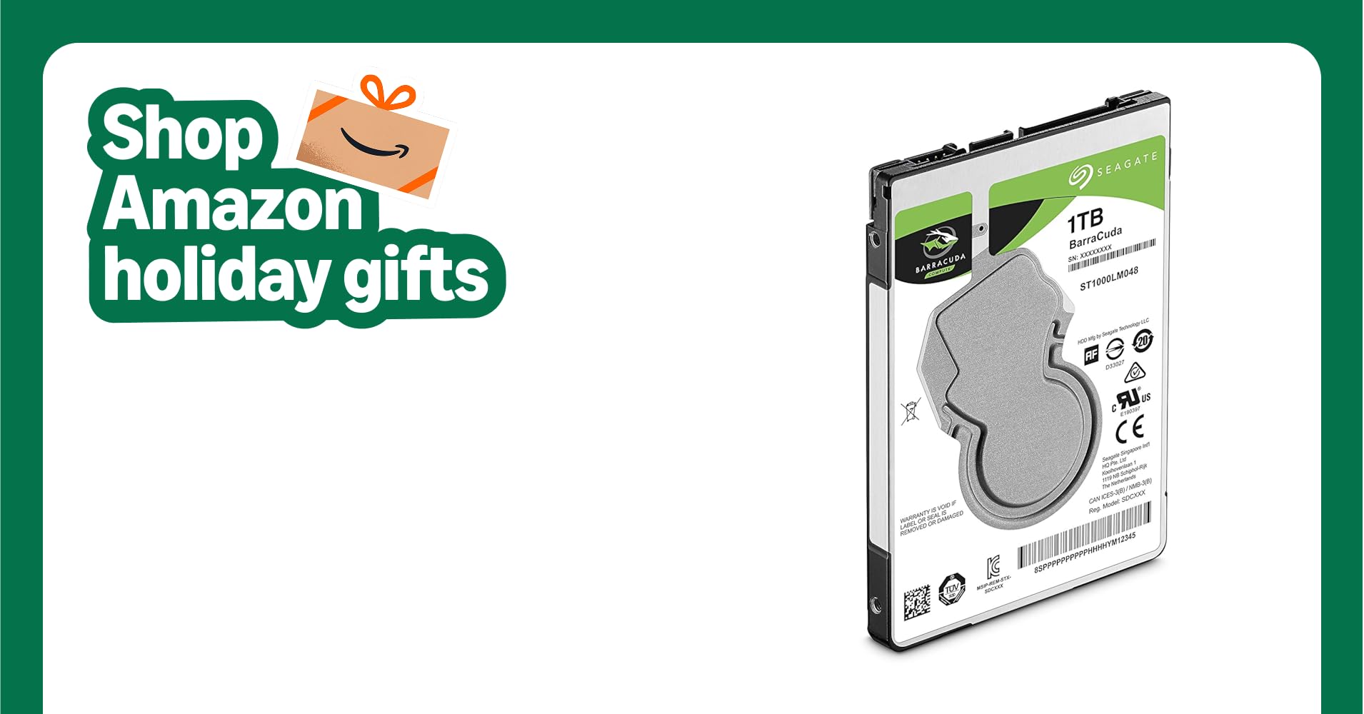 Seagate BarraCuda 1TB Internal Hard Drive HDD - 2.5 Inch SATA 6 Gb/s 5400 RPM 128MB Cache for PC Laptop (ST1000LM048) Seagate BarraCuda 1TB Internal Hard Drive HDD - 2.5 Inch SATA 6 Gb/s 5400 RPM 128MB Cache for PC Laptop (ST1000LM048)